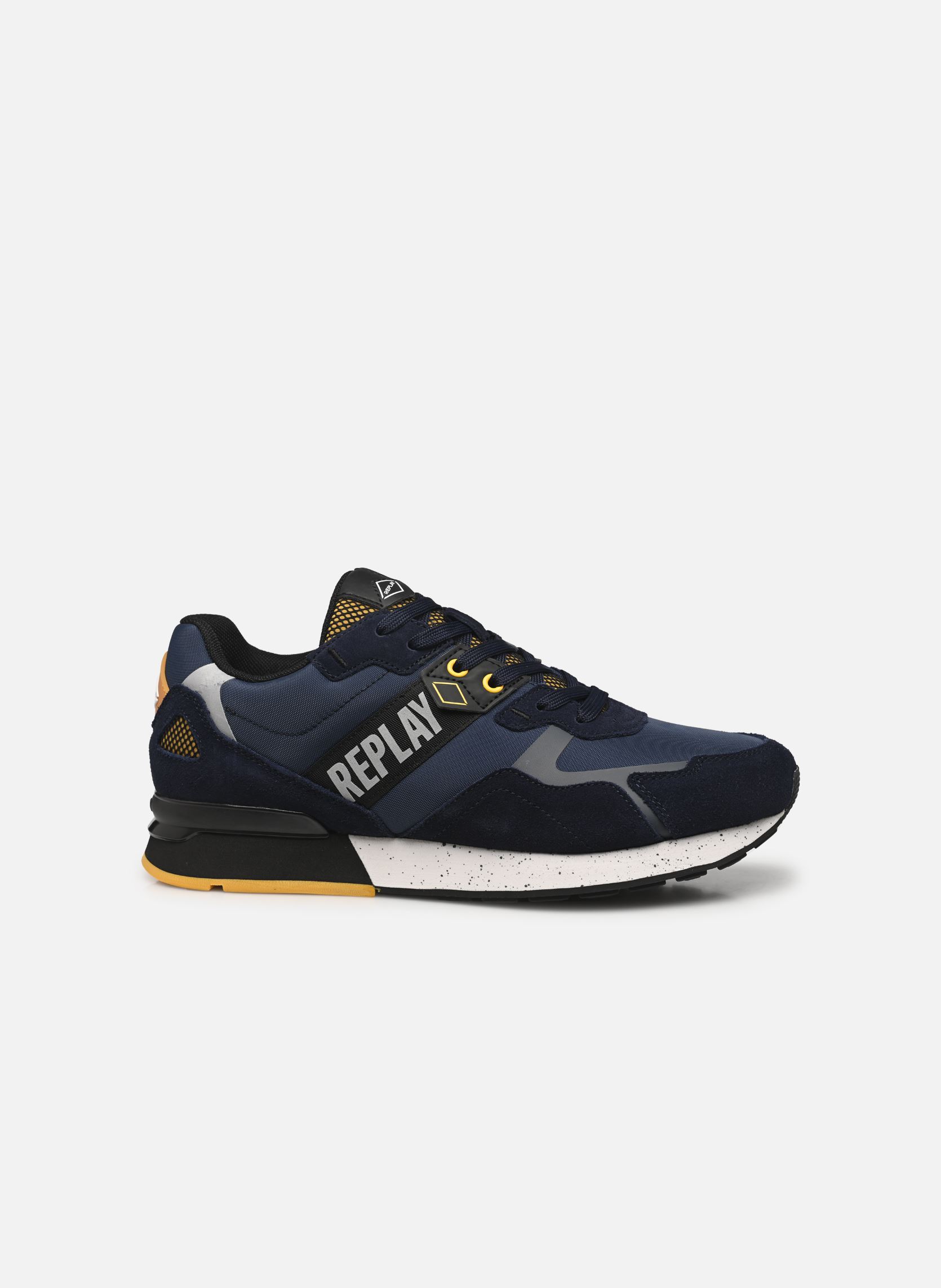 Baskets Adrien Shades H homme jaune Replay Baskets Adrien Shades H homme jaune NAVY/YELLOW