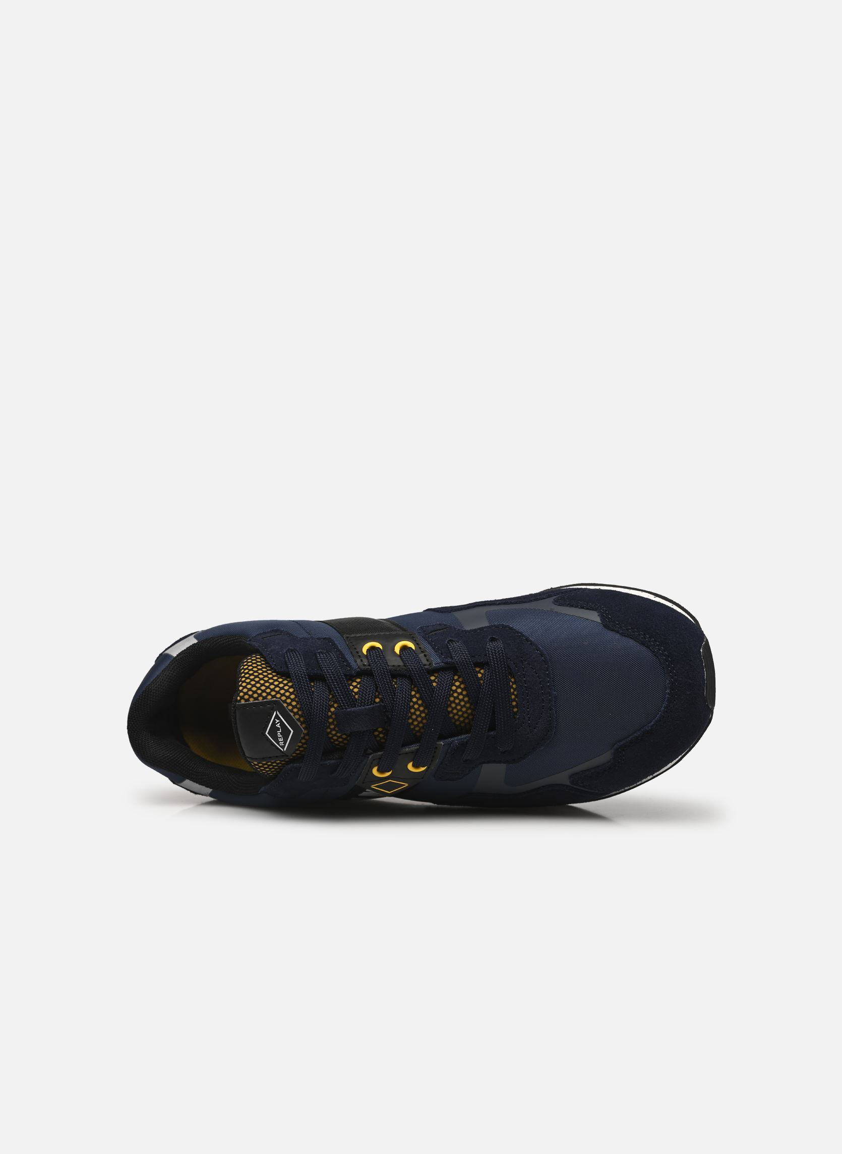 Baskets Adrien Shades H homme jaune Replay Baskets Adrien Shades H homme jaune NAVY/YELLOW