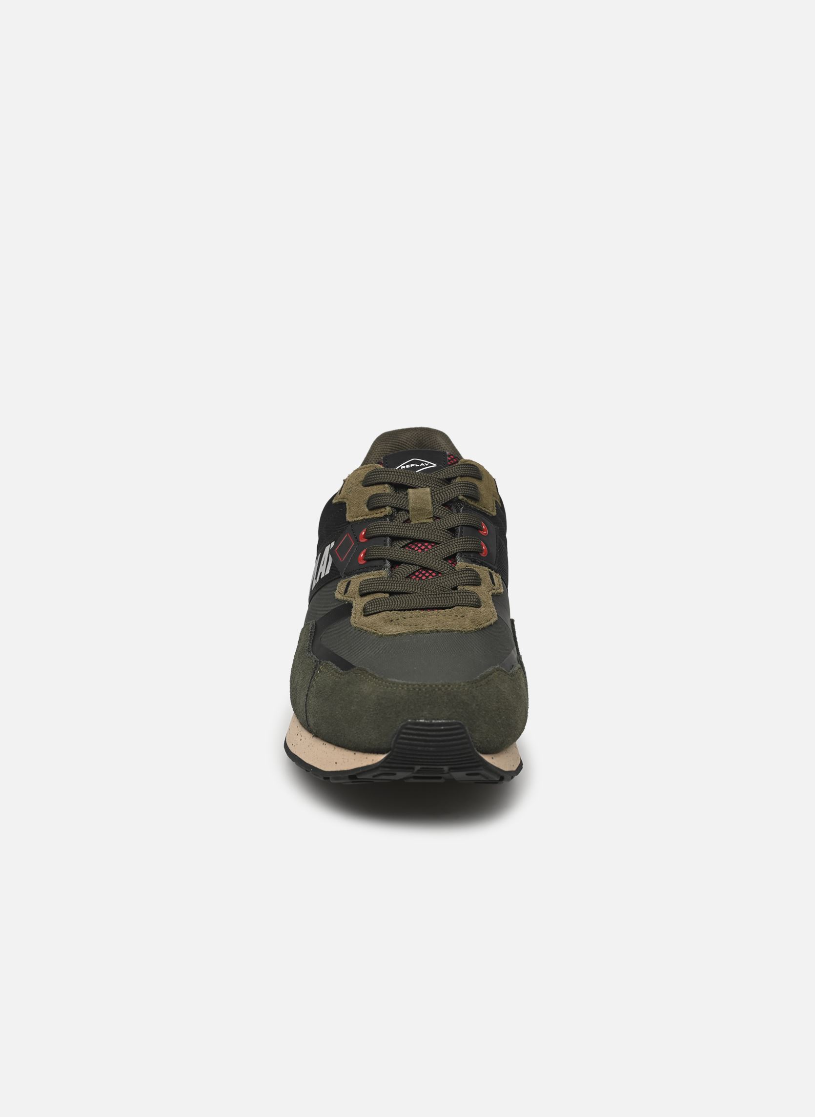 Baskets Adrien Shades H homme vert Replay Baskets Adrien Shades H homme vert MIL GREEN/RED