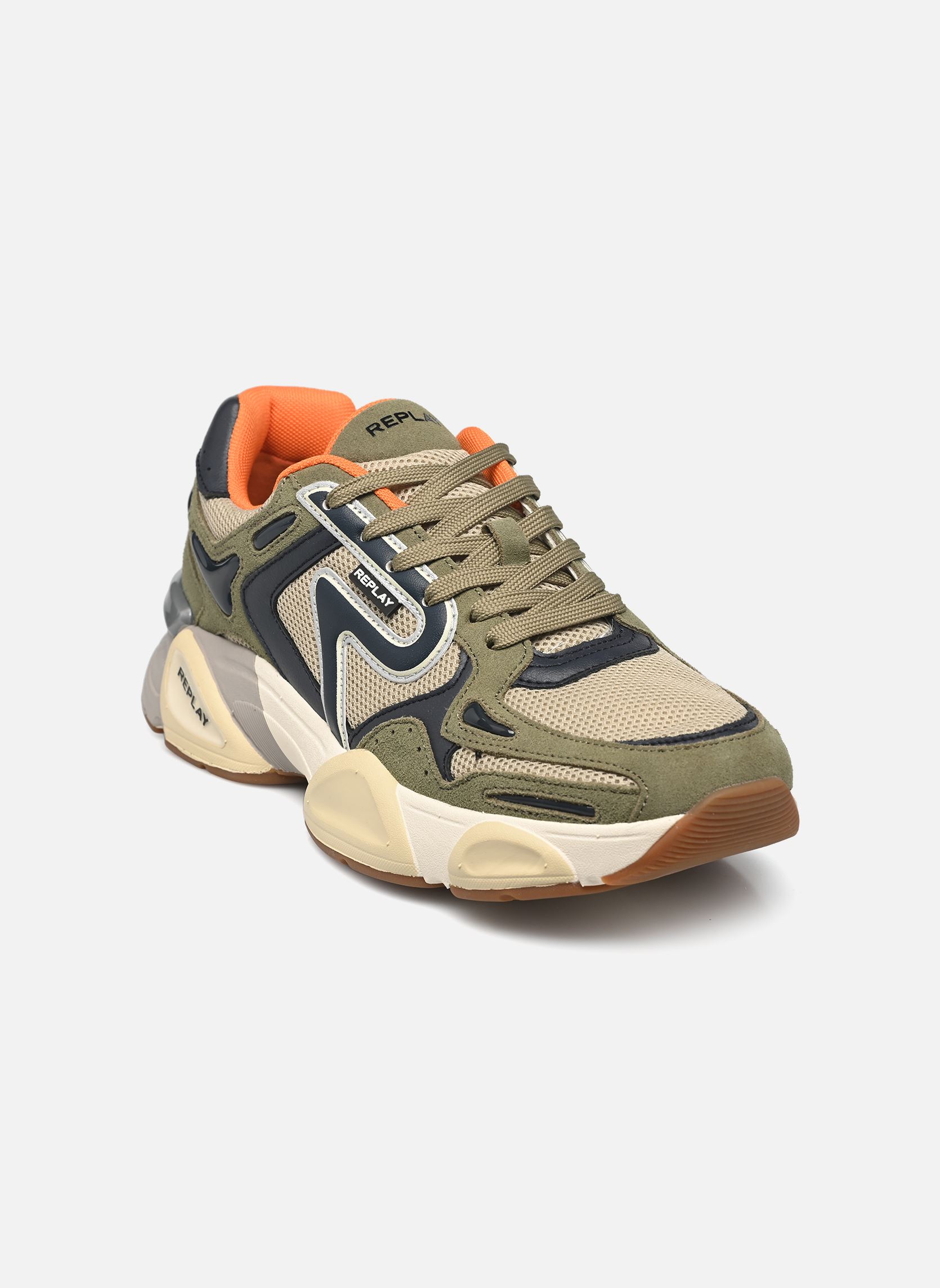 Sneaker Destiny M Trend H herren grün Replay Sneaker Destiny M Trend H herren grün MIL GREEN/NAVY
