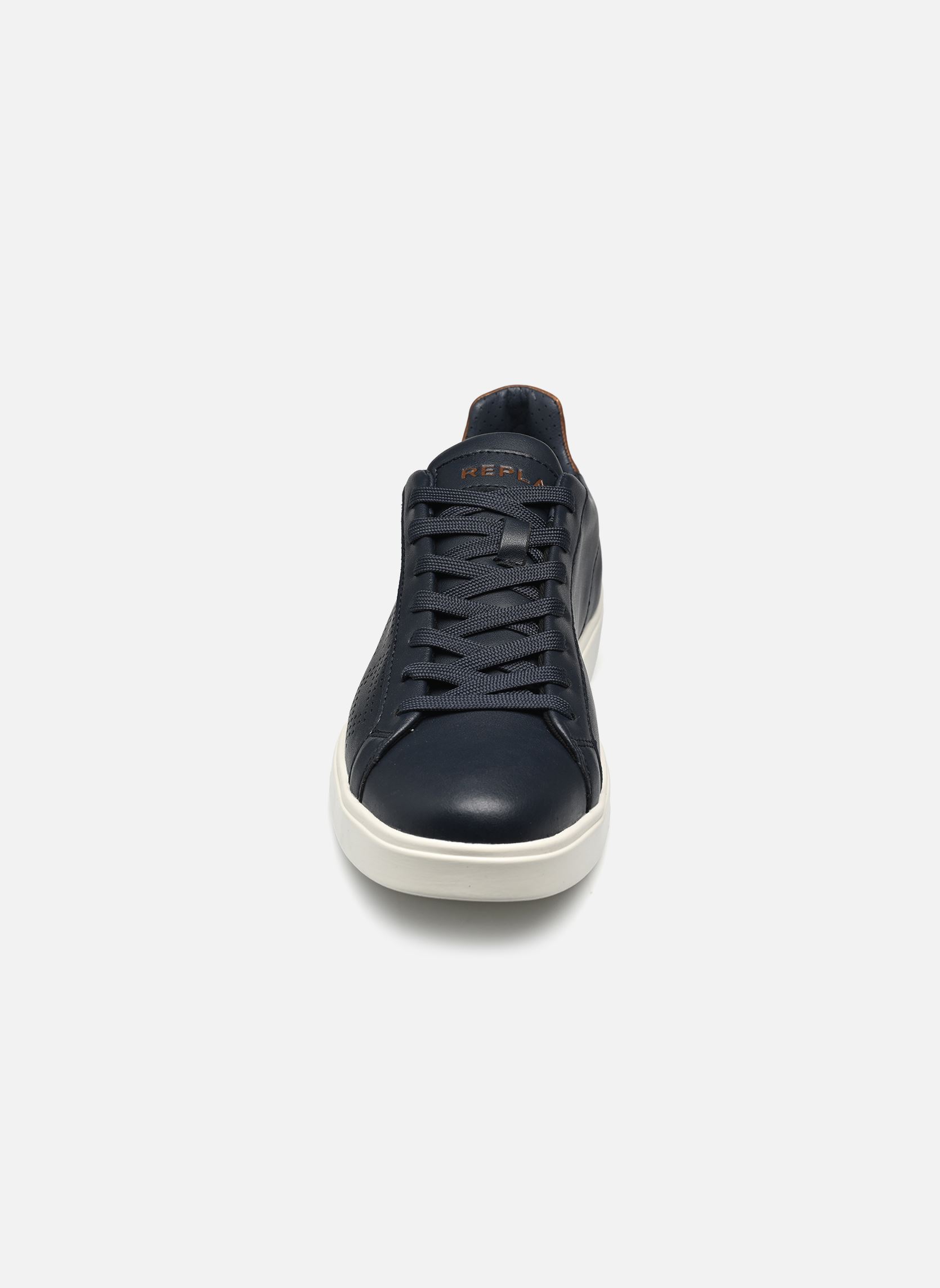 Baskets Polys studio H homme marron Replay Baskets Polys studio H homme marron NAVY/BROWN