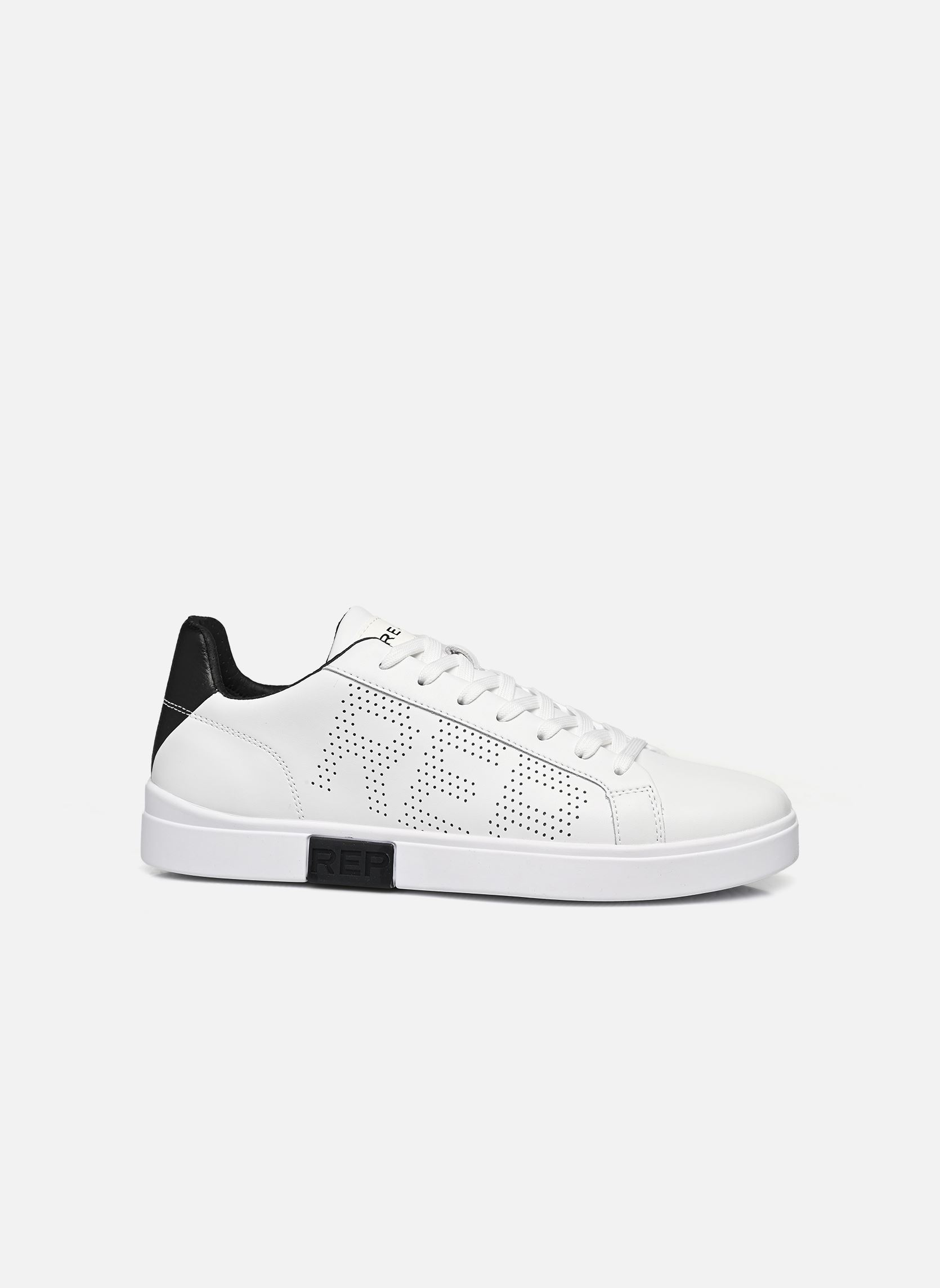 Baskets Polys studio H homme blanc Replay Baskets Polys studio H homme blanc WHITE/BLACK