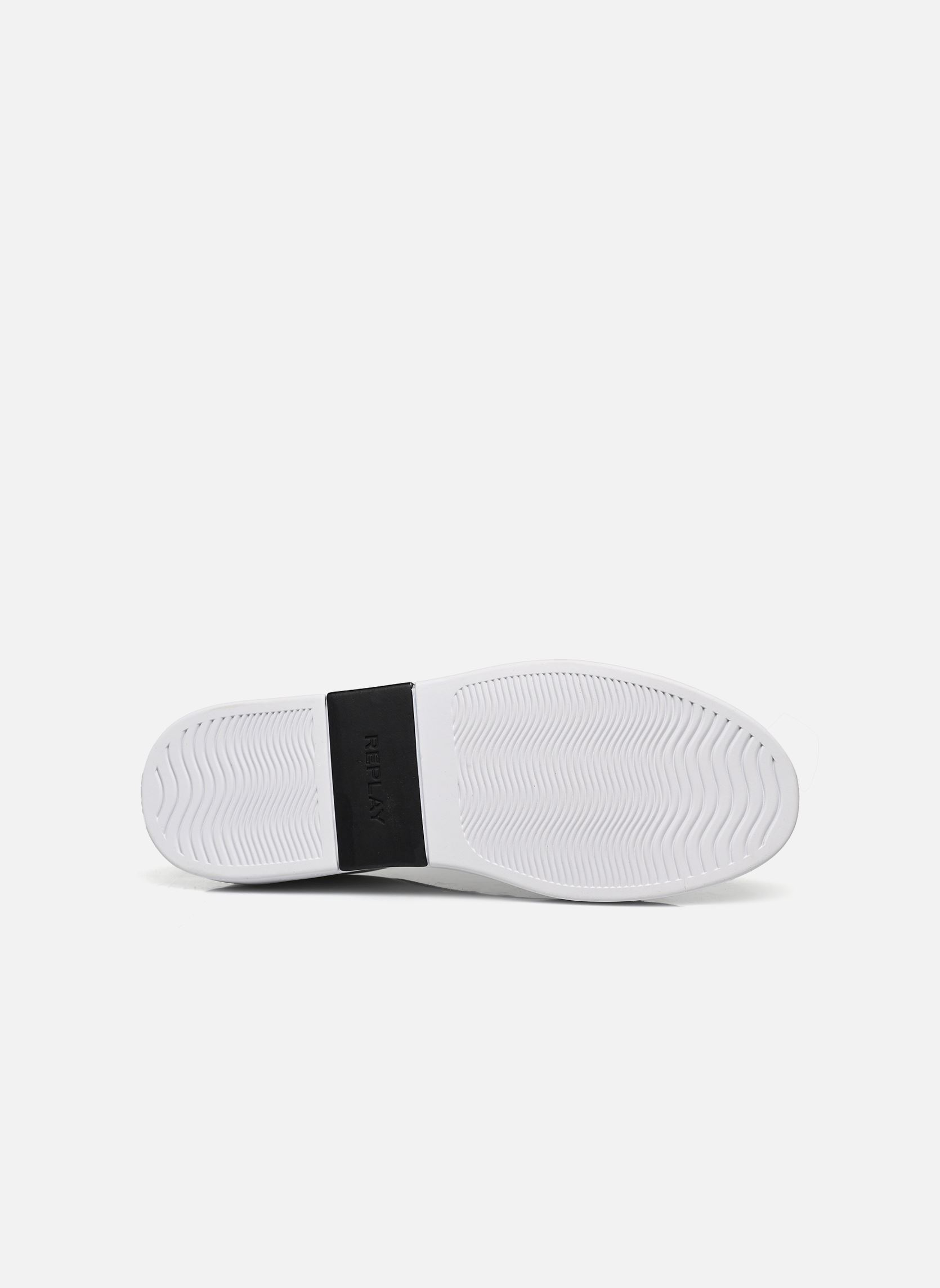 Baskets Polys studio H homme blanc Replay Baskets Polys studio H homme blanc WHITE/BLACK