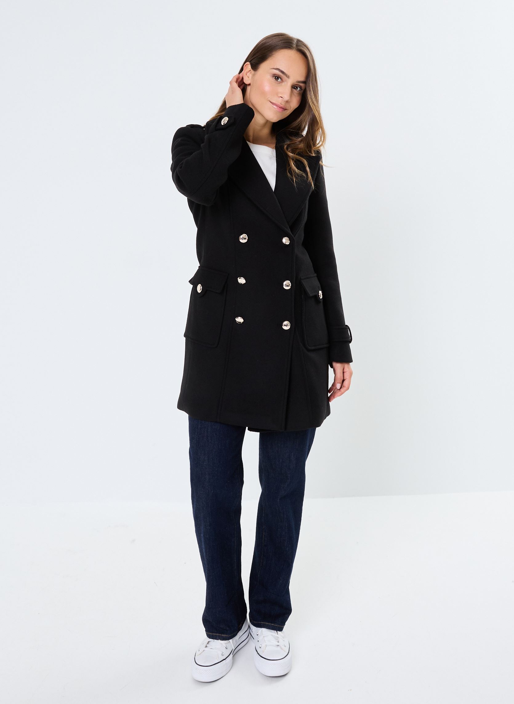 Manteaux 222-GFABI femme noir Morgan Manteaux 222-GFABI femme noir NOIR