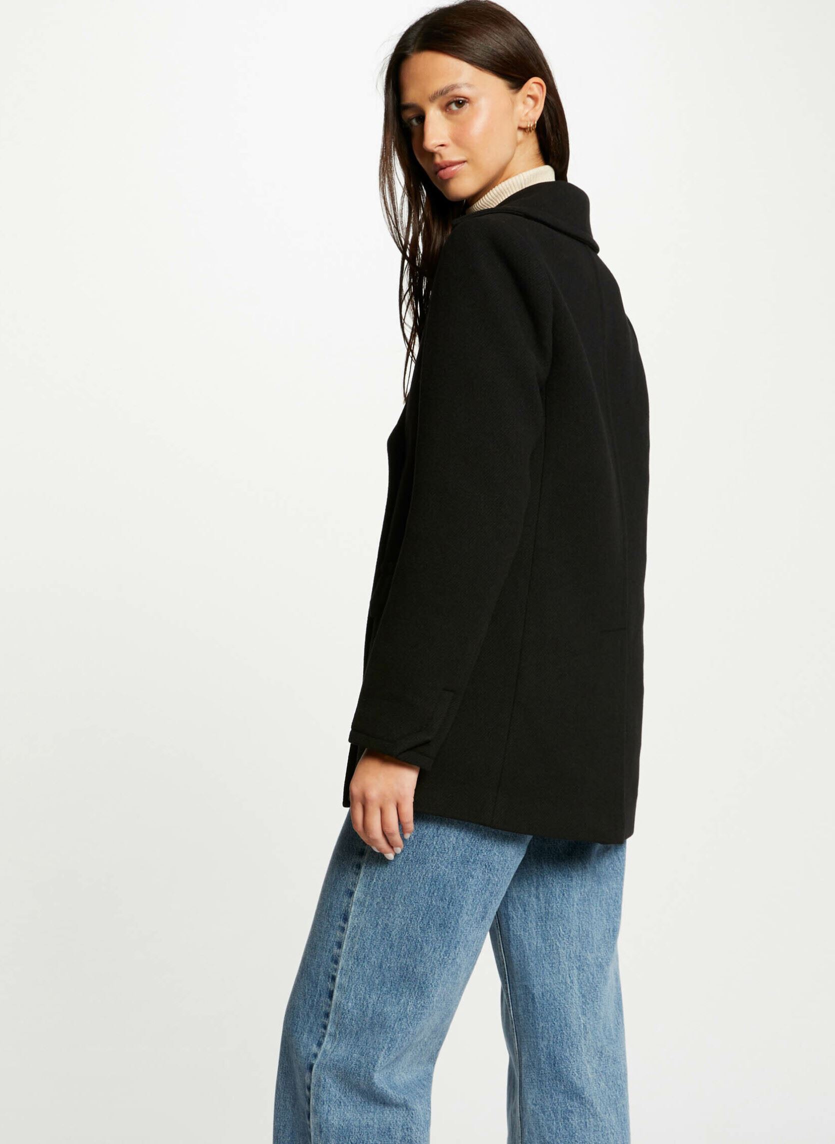 Mäntel 242-GCAB damen schwarz Morgan Mäntel 242-GCAB damen schwarz NOIR