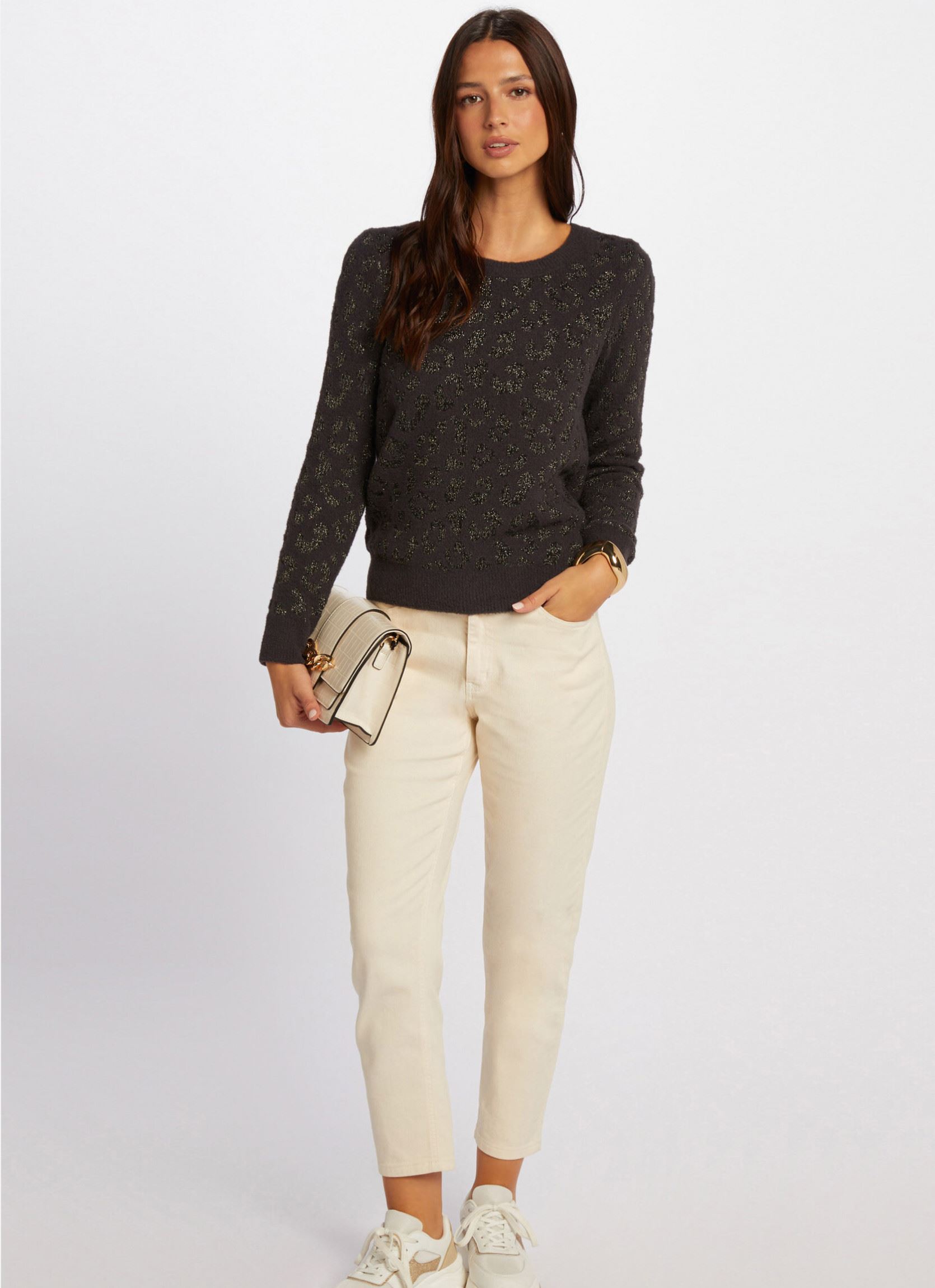Pulls 242-MJANE femme gris Morgan Pulls 242-MJANE femme gris GRIS ANTHRACITE