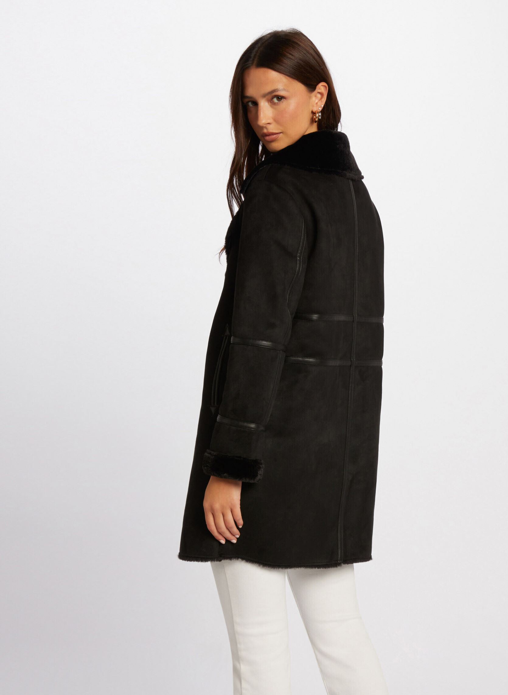 Mäntel 242-GLANA damen schwarz Morgan Mäntel 242-GLANA damen schwarz NOIR