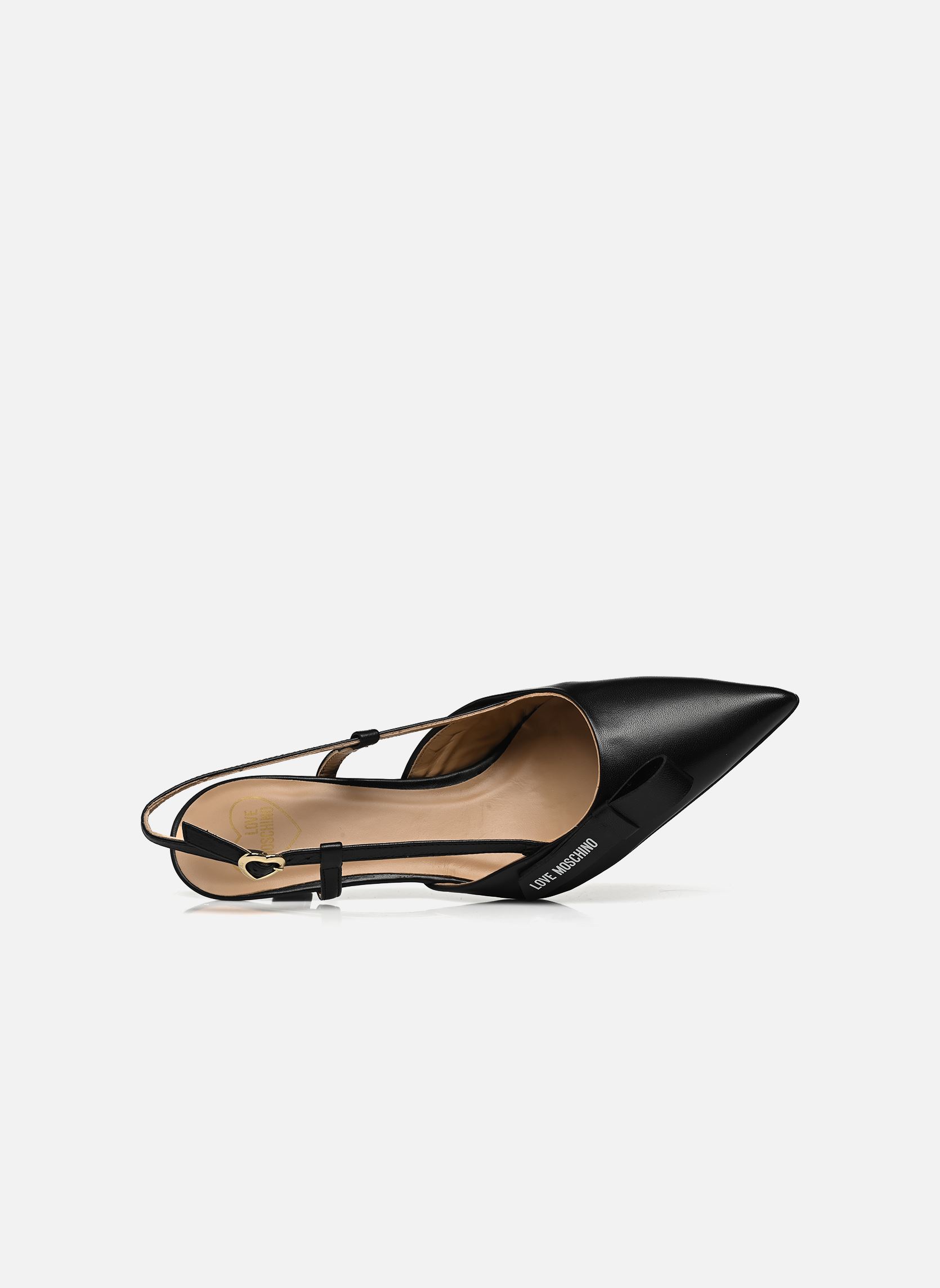 Escarpins à brides FLAT BOW femme noir Love Moschino Escarpins à brides FLAT BOW femme noir BLACK
