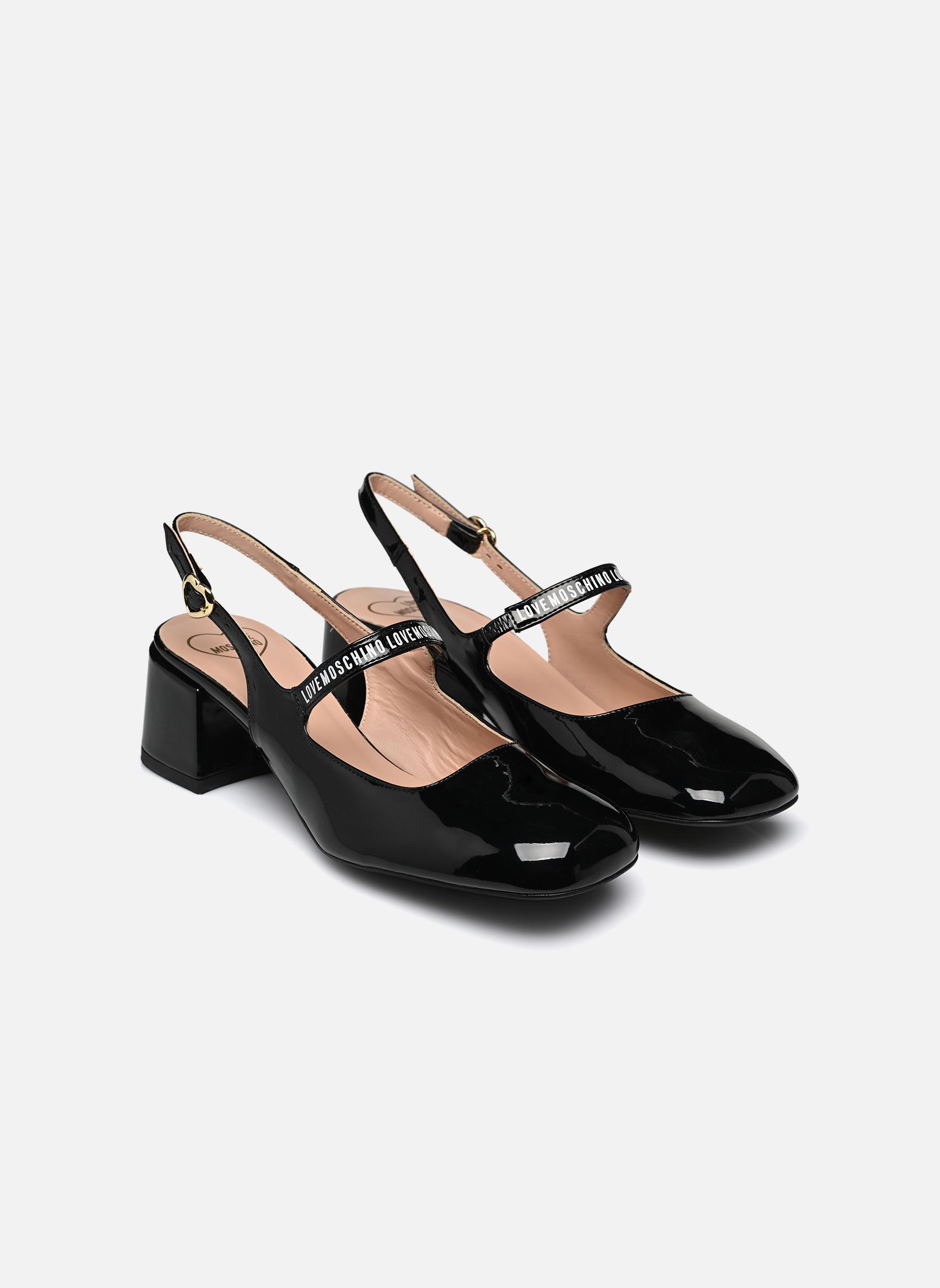 Décolleté con cinturino MARY JANE donna nero Love Moschino Décolleté con cinturino MARY JANE donna nero BLACK