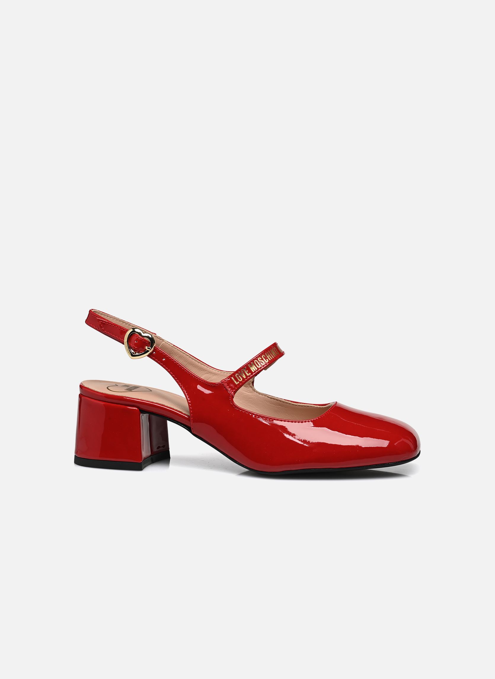 Pumps mit Riemchen MARY JANE damen rot Love Moschino Pumps mit Riemchen MARY JANE damen rot LAKY RED