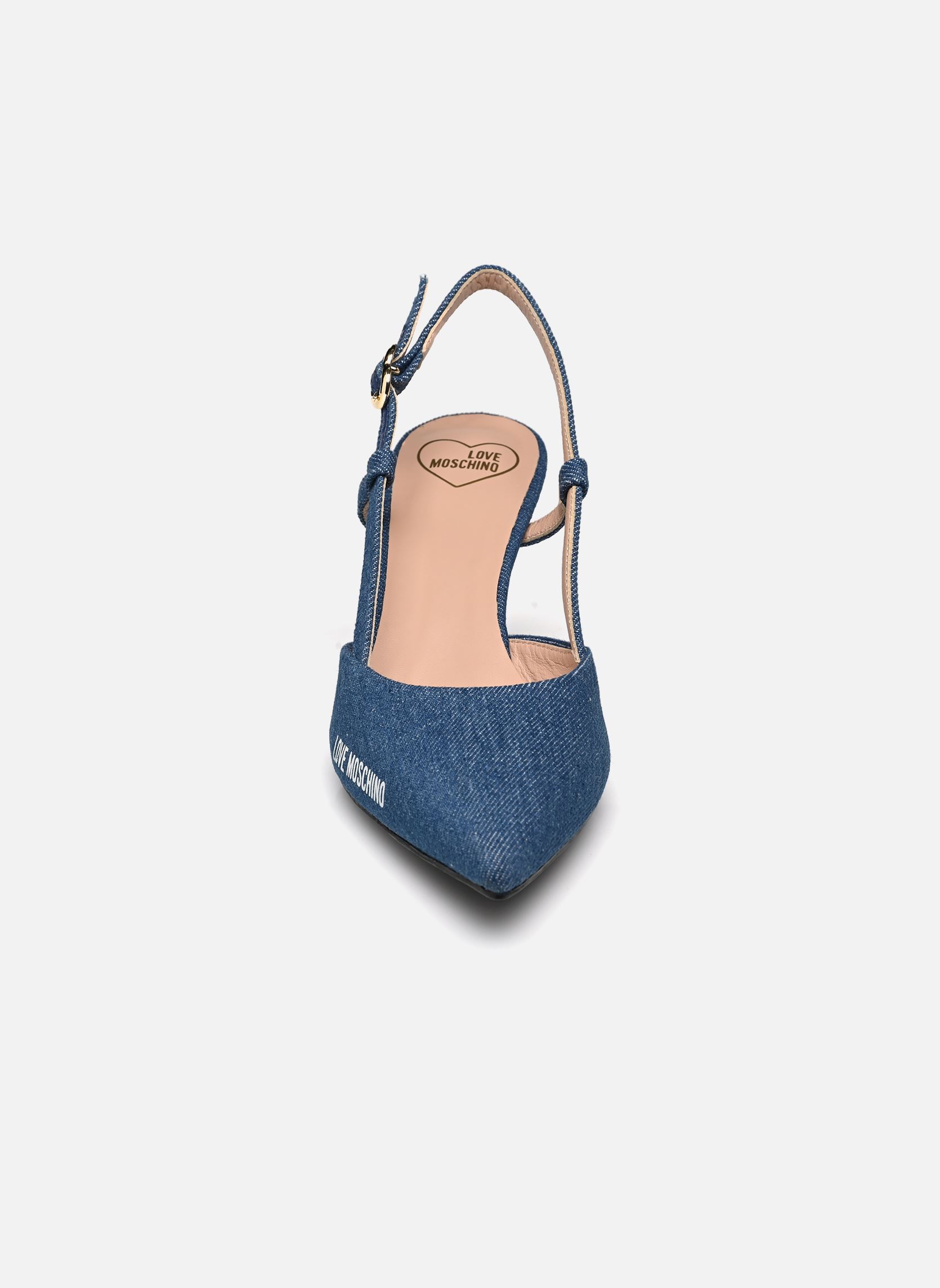 Escarpins à brides RUBBER LOGO femme bleu Love Moschino Escarpins à brides RUBBER LOGO femme bleu LIGHT BLUE