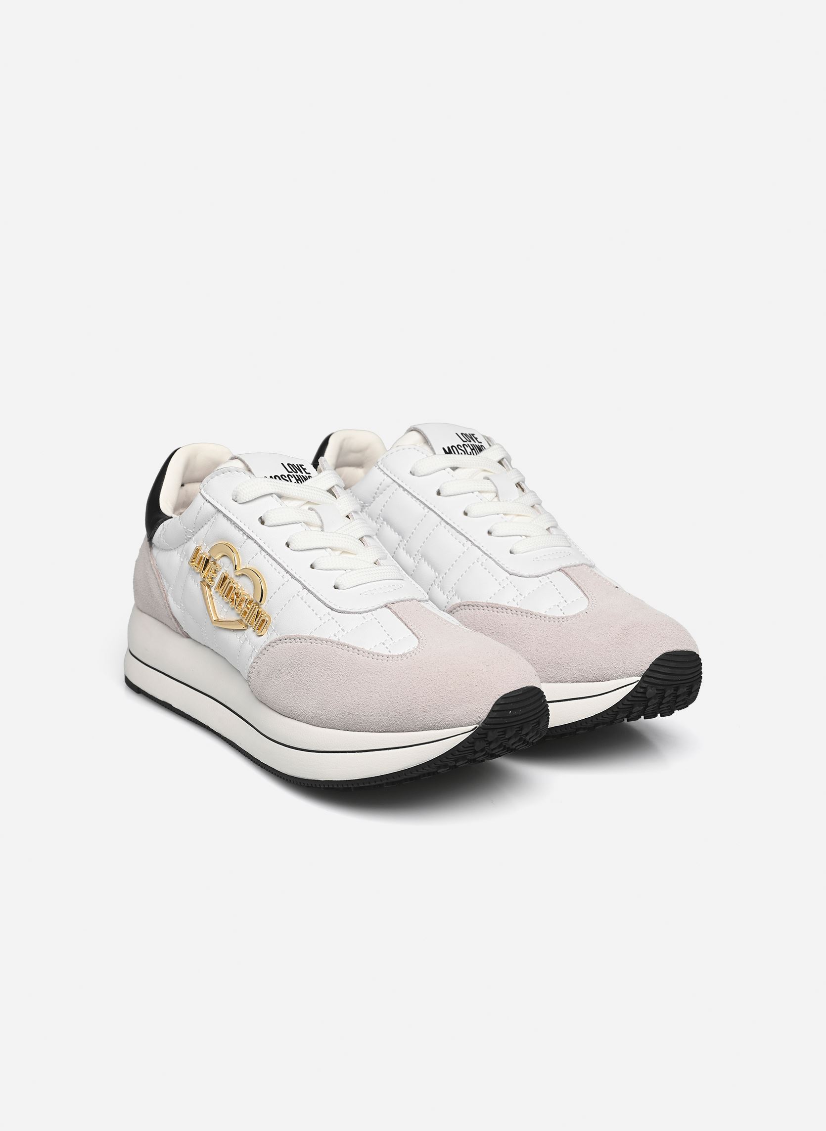 Sneakers basse DAILY RUNNING donna bianco Love Moschino Sneakers basse DAILY RUNNING donna bianco WHITE/WHITE/BLACK/W
