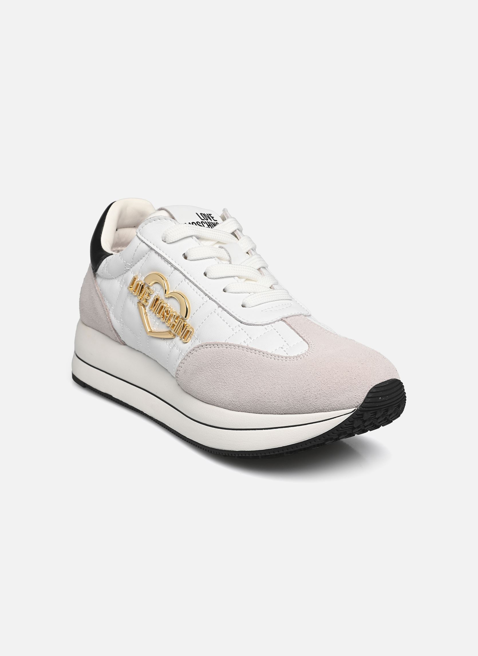 Sneakers basse DAILY RUNNING donna bianco Love Moschino Sneakers basse DAILY RUNNING donna bianco WHITE/WHITE/BLACK/W