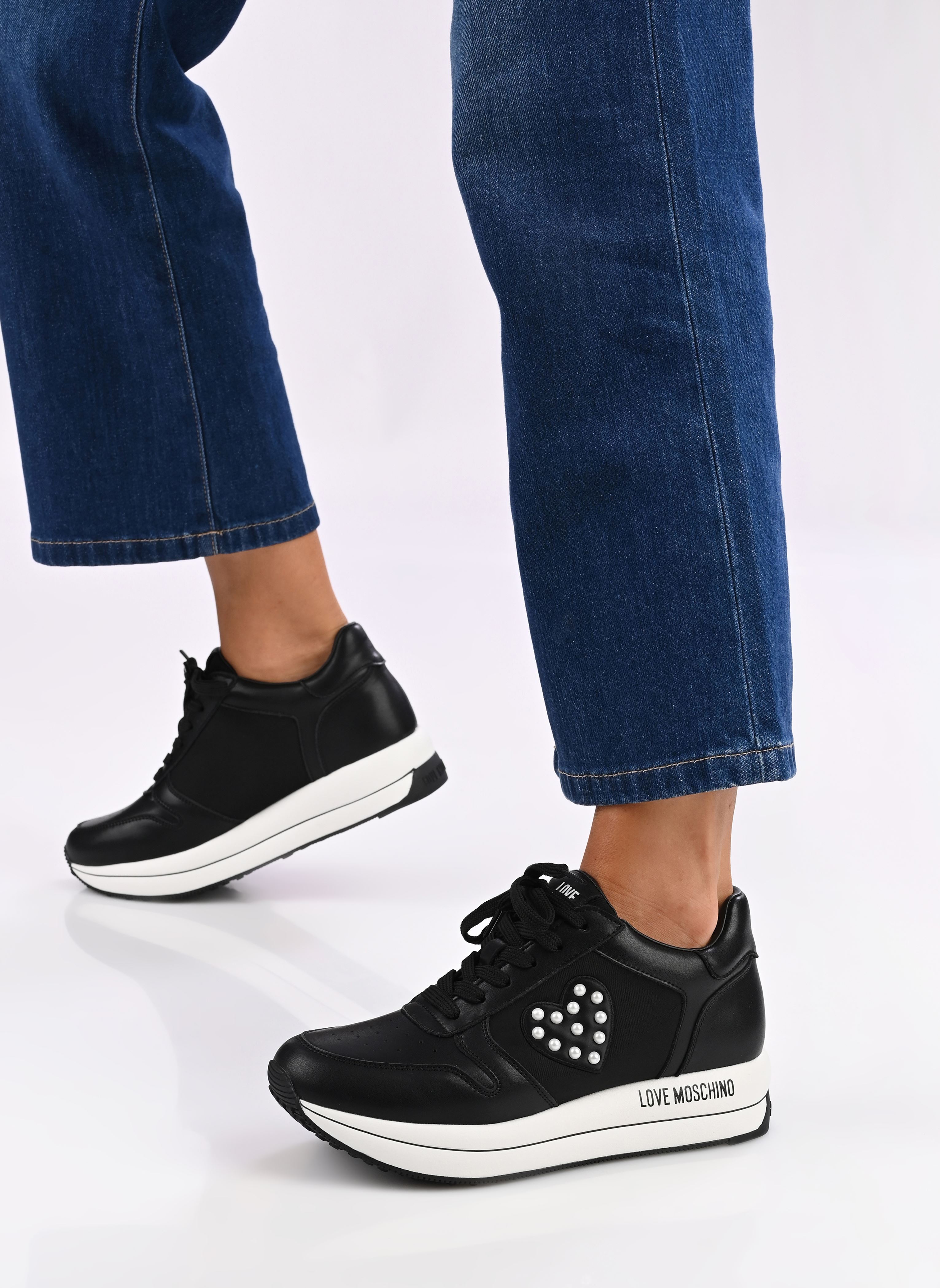 Zapatillas bajas DAILY RUNNING mujer negro Love Moschino Zapatillas bajas DAILY RUNNING mujer negro BLACK/BLACK
