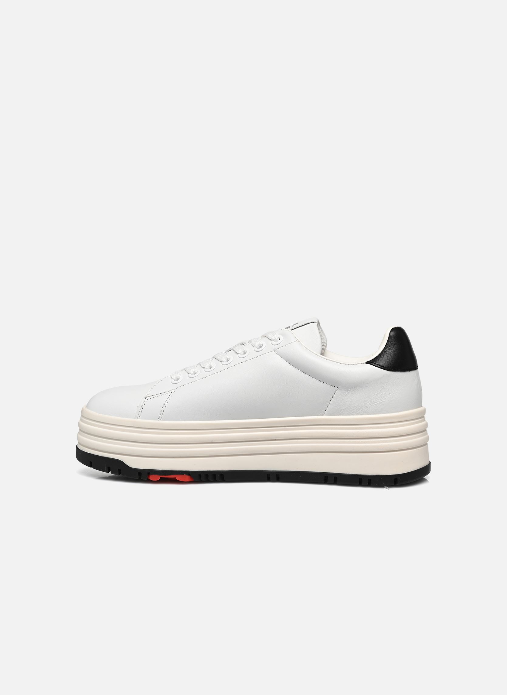 Sneakers basse MULTILAYER donna bianco Love Moschino Sneakers basse MULTILAYER donna bianco WHITE/BLACK