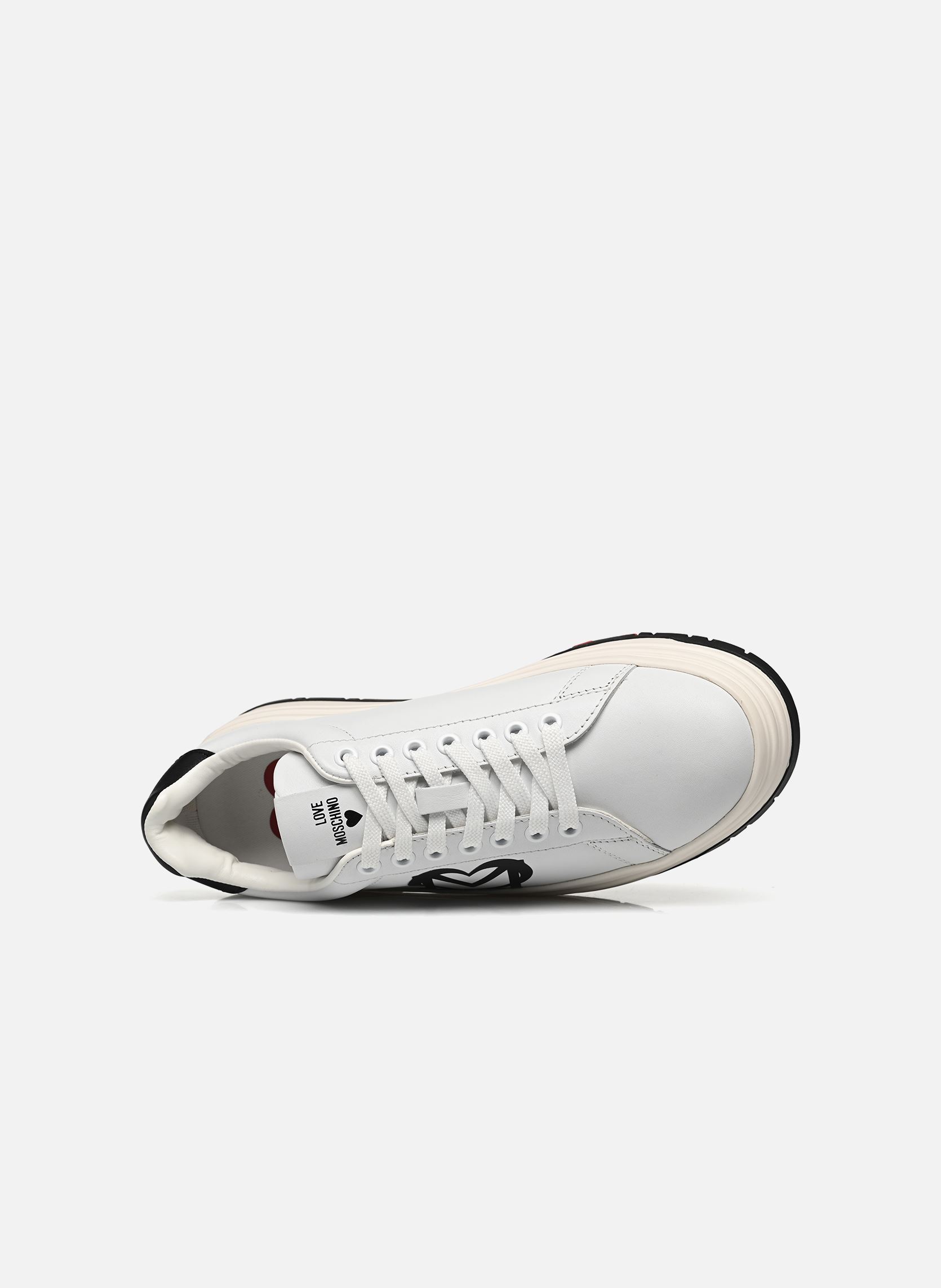 Sneakers basse MULTILAYER donna bianco Love Moschino Sneakers basse MULTILAYER donna bianco WHITE/BLACK