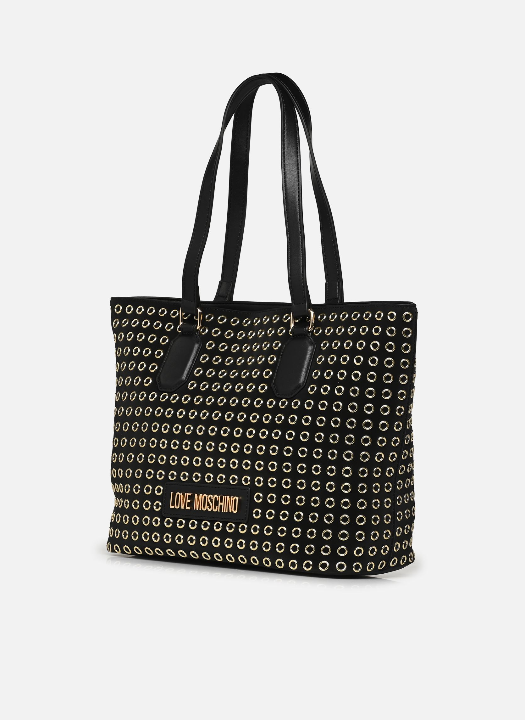 Cabas GLAMUP JC4057PP1L femme noir Love Moschino Cabas GLAMUP JC4057PP1L femme noir BLACK/GOLD