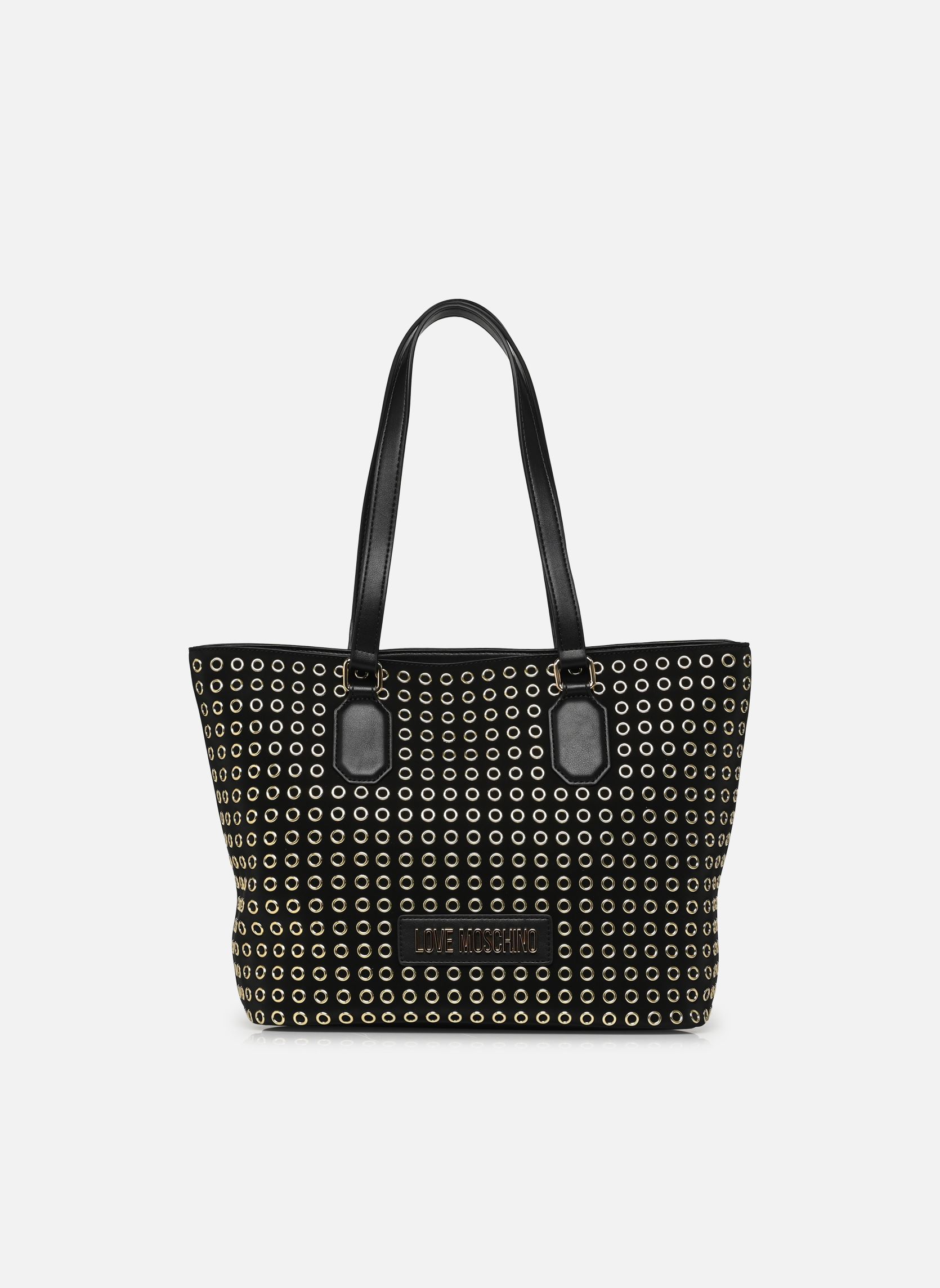 Cabas GLAMUP JC4057PP1L femme noir Love Moschino Cabas GLAMUP JC4057PP1L femme noir BLACK/GOLD