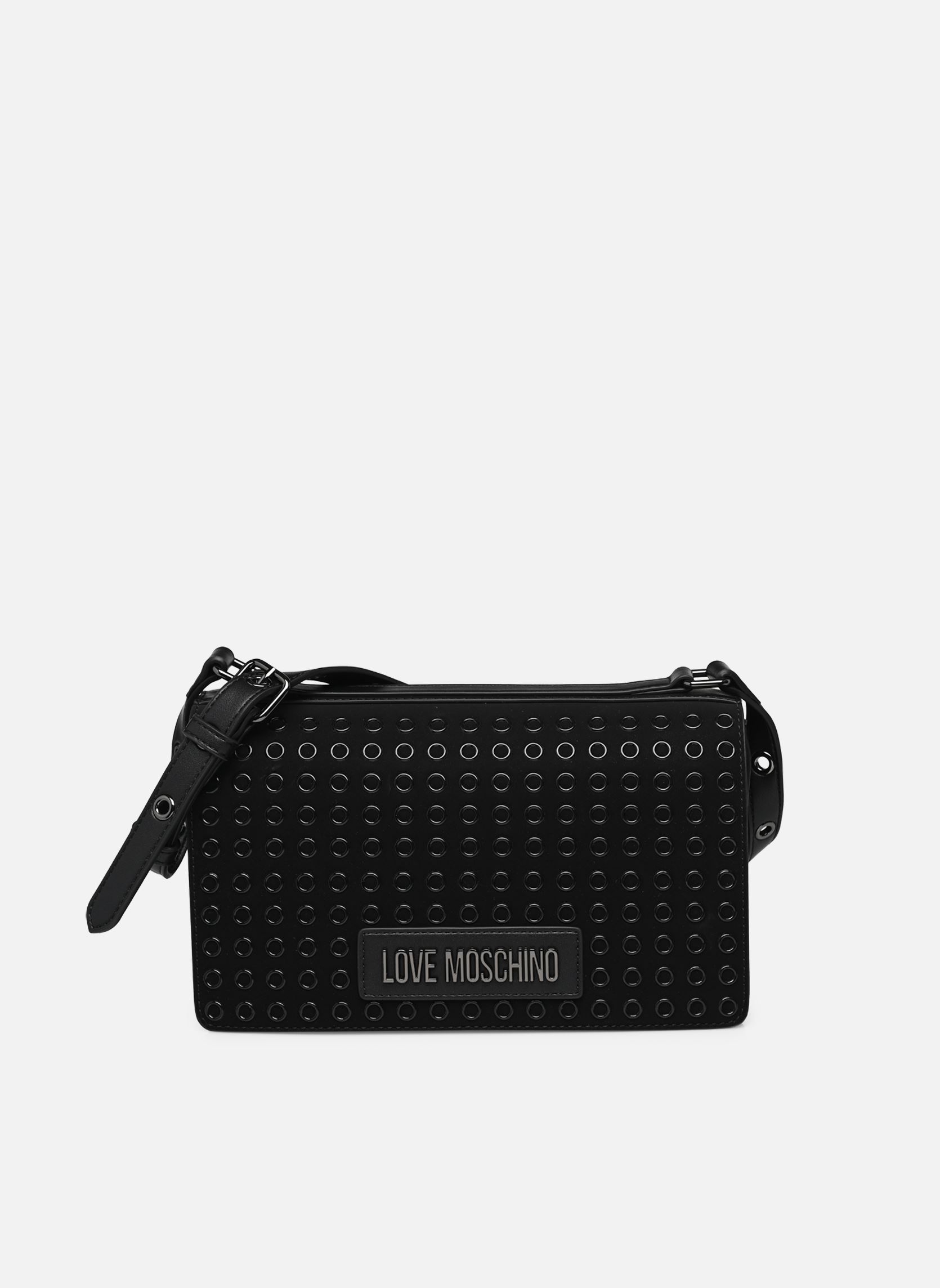 Sacs bandoulière GLAMUP JC4059PP1L femme noir Love Moschino Sacs bandoulière GLAMUP JC4059PP1L femme noir BLACK/GUN METAL