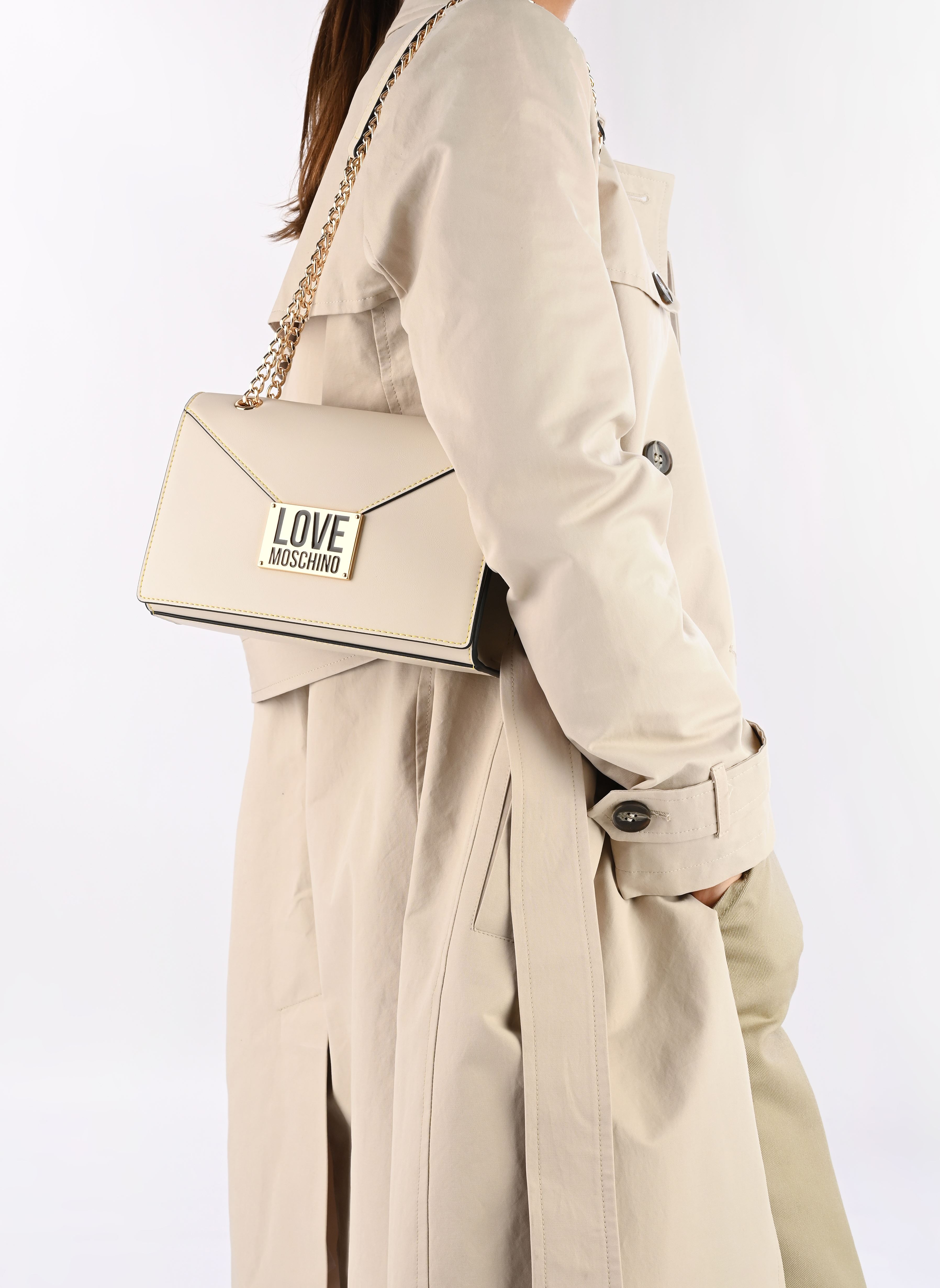 Schoudertassen SMART DAILY BAG JC4073PP1L dames wit Love Moschino Schoudertassen SMART DAILY BAG JC4073PP1L dames wit IVORY