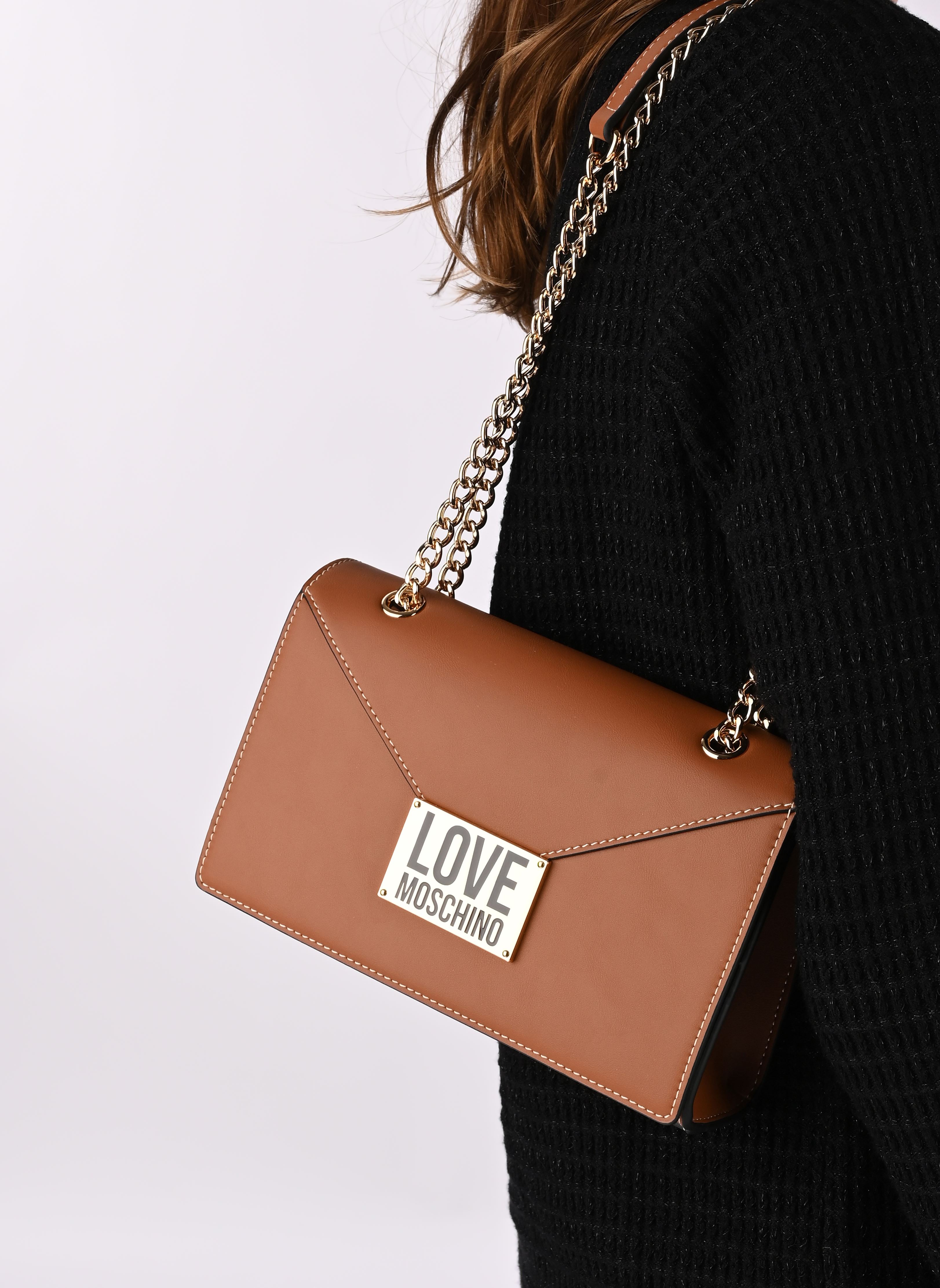 Sacs bandoulière SMART DAILY BAG JC4073PP1L femme marron Love Moschino Sacs bandoulière SMART DAILY BAG JC4073PP1L femme marron NUT