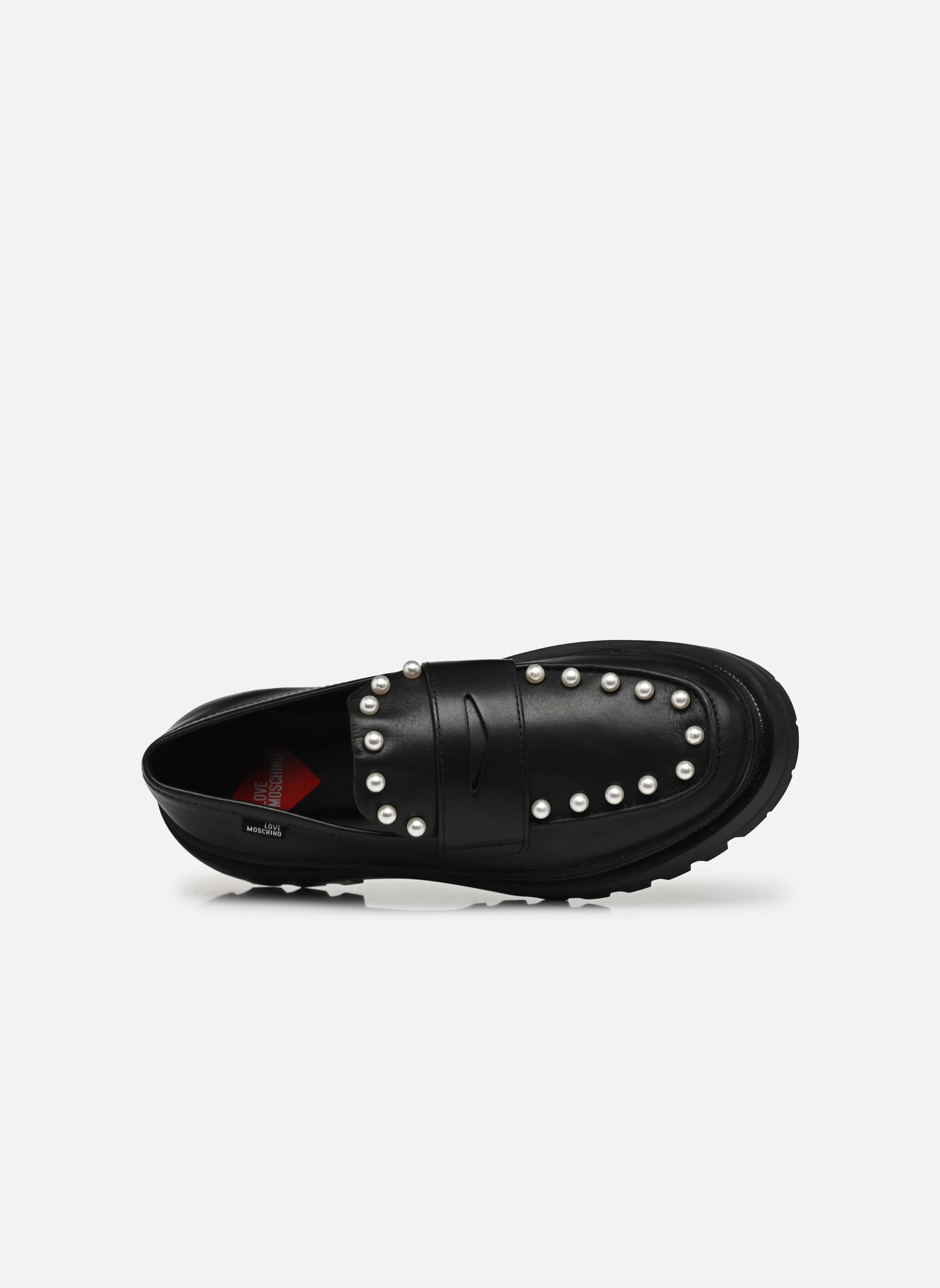 Mocassins HER LOVE JA10425G0L femme noir Love Moschino Mocassins HER LOVE JA10425G0L femme noir BLACK