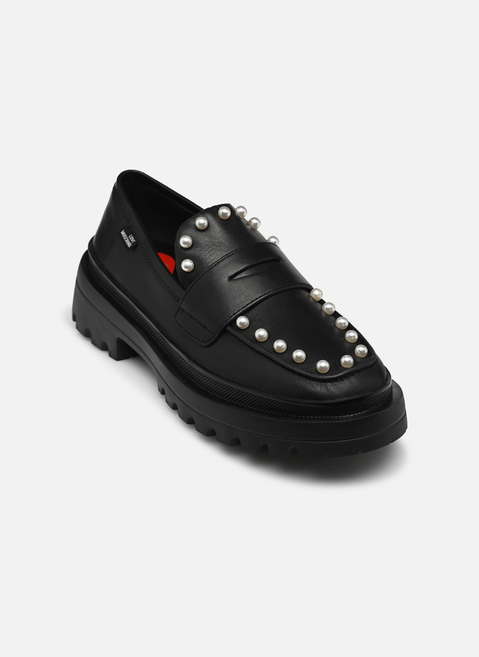 Mocassins HER LOVE JA10425G0L femme noir Love Moschino Mocassins HER LOVE JA10425G0L femme noir BLACK