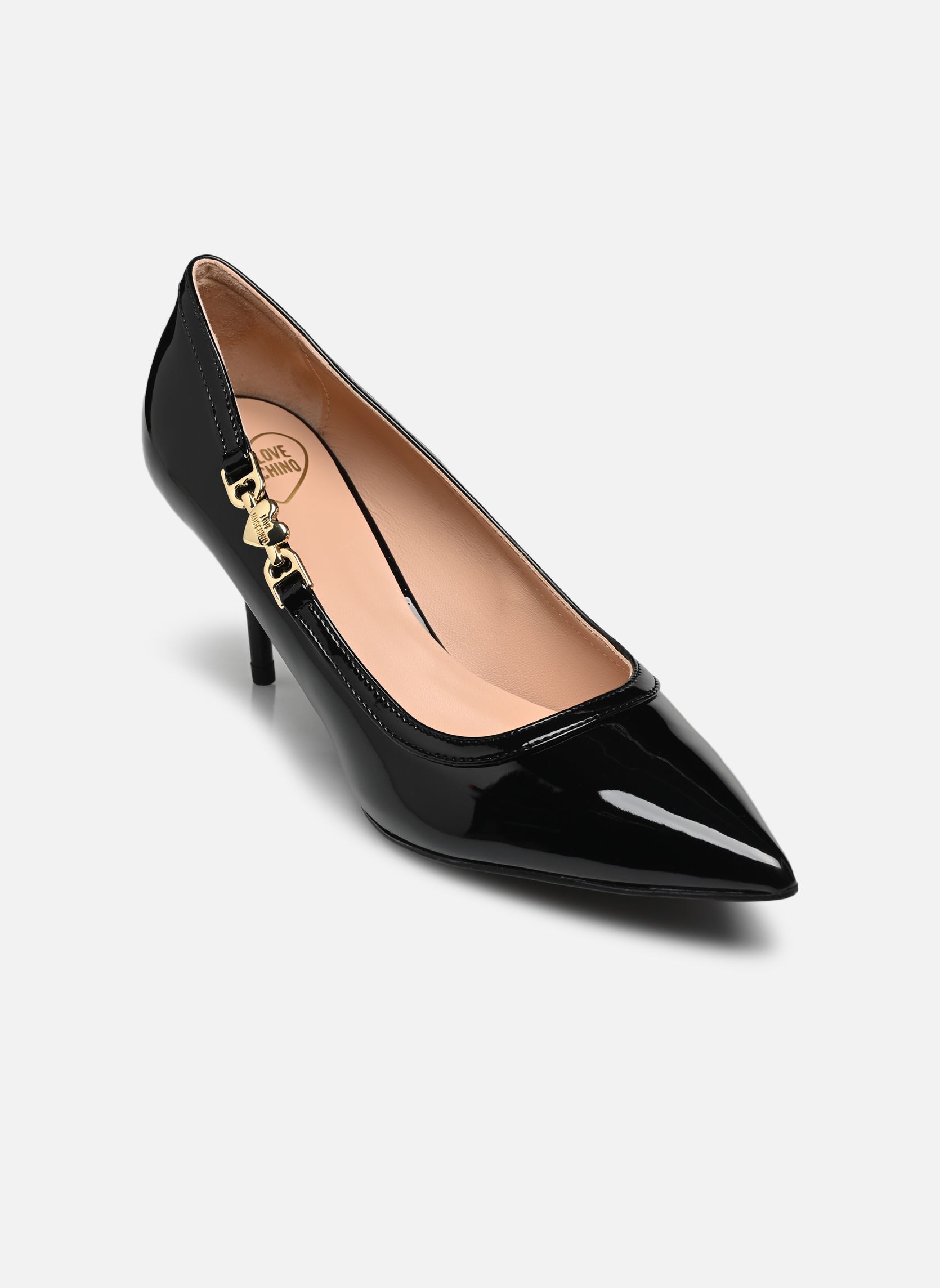 Pumps LOVE CHAIN-STRAP JA10507G0L damen schwarz Love Moschino Pumps LOVE CHAIN-STRAP JA10507G0L damen schwarz BLACK