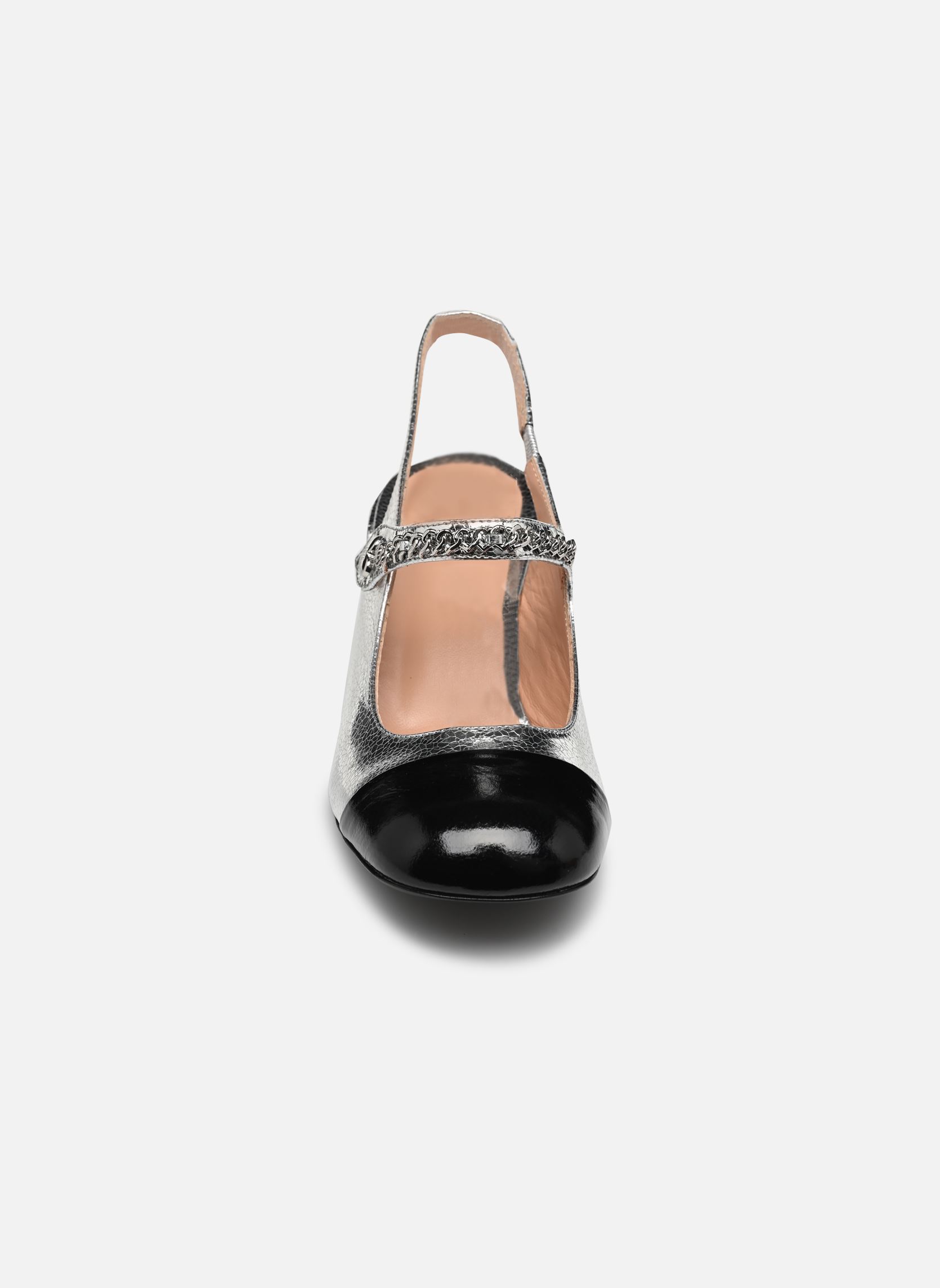 Pumps mit Riemchen LOVE MOSCHINO MARY JANE JA10557G0L damen silber Love Moschino Pumps mit Riemchen LOVE MOSCHINO MARY JANE JA10557G0L damen silber SILVER/BLACK