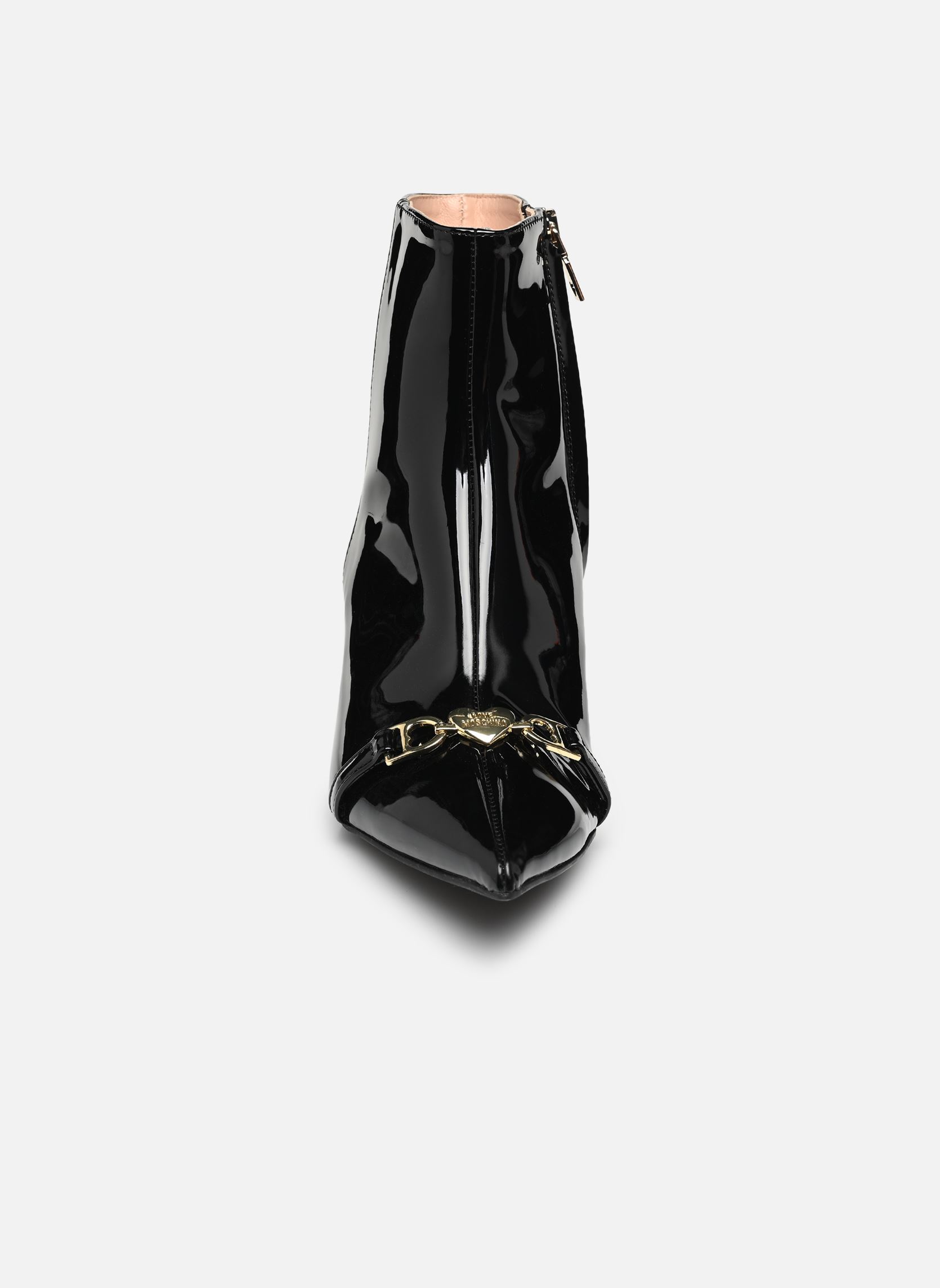 Enkellaarzen en boots LOVE CHAIN-STRAP JA21107G0L dames zwart Love Moschino Enkellaarzen en boots LOVE CHAIN-STRAP JA21107G0L dames zwart BLACK