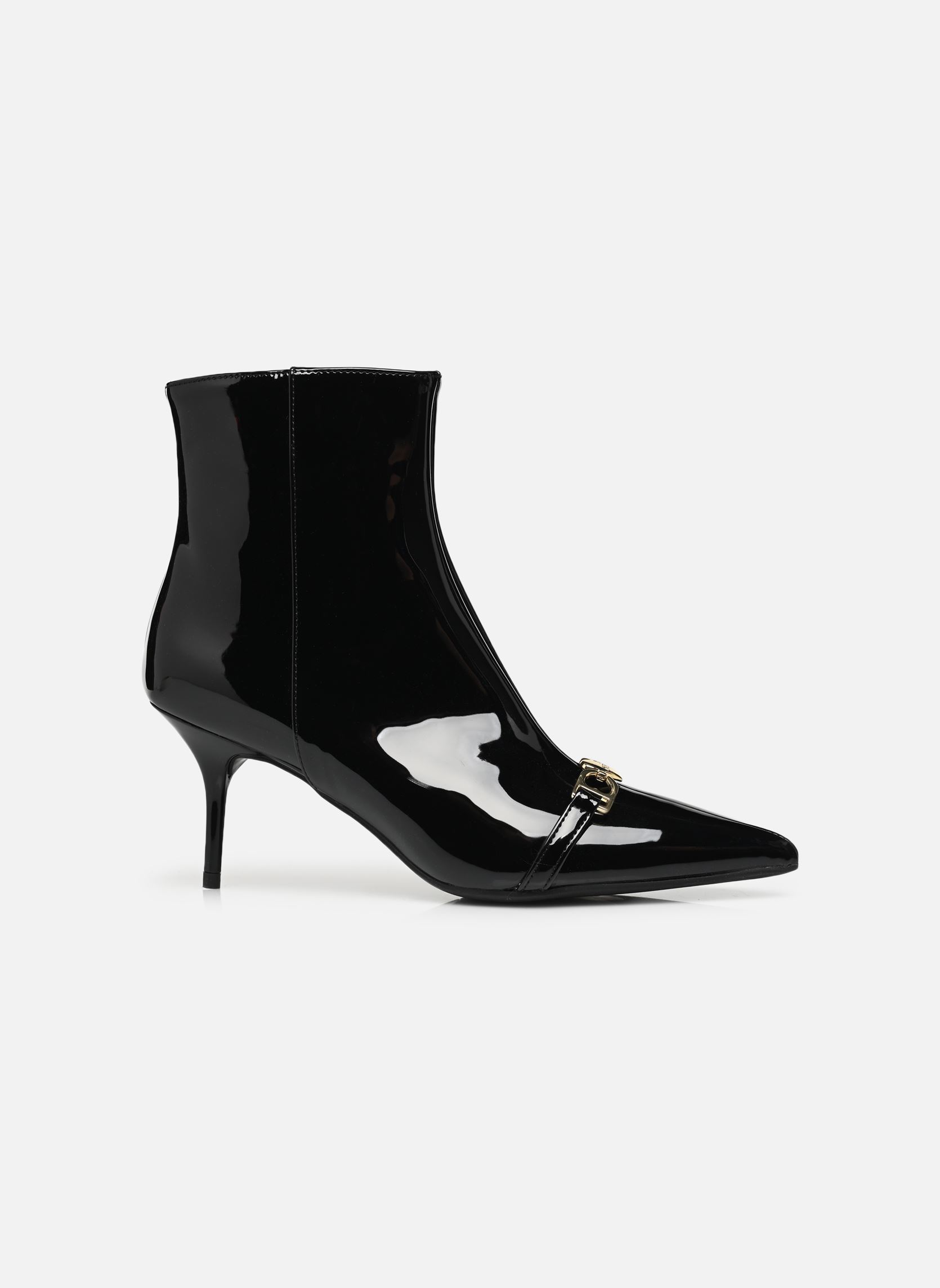 Enkellaarzen en boots LOVE CHAIN-STRAP JA21107G0L dames zwart Love Moschino Enkellaarzen en boots LOVE CHAIN-STRAP JA21107G0L dames zwart BLACK