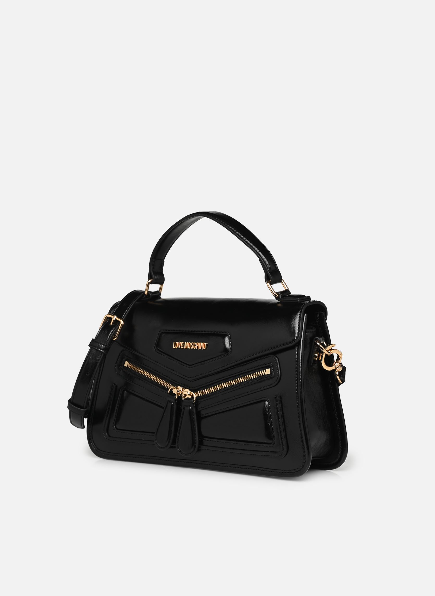 Sacs à main WINNER JC4355PP0L femme noir Love Moschino Sacs à main WINNER JC4355PP0L femme noir BLACK/BLACK