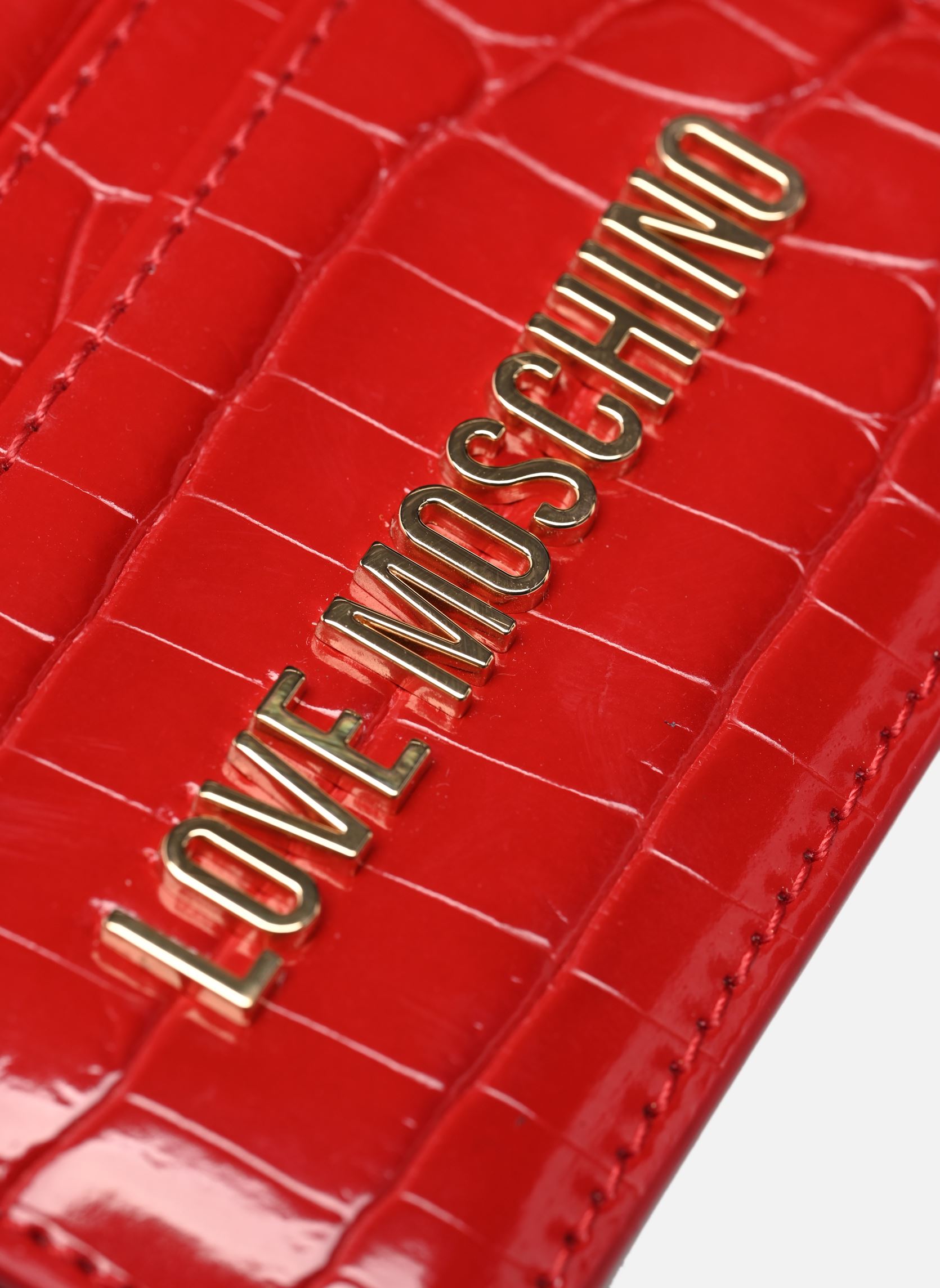 Portamonete SLG SIGNATURE CROCO JC5704PP0L donna rosso Love Moschino Portamonete SLG SIGNATURE CROCO JC5704PP0L donna rosso RED