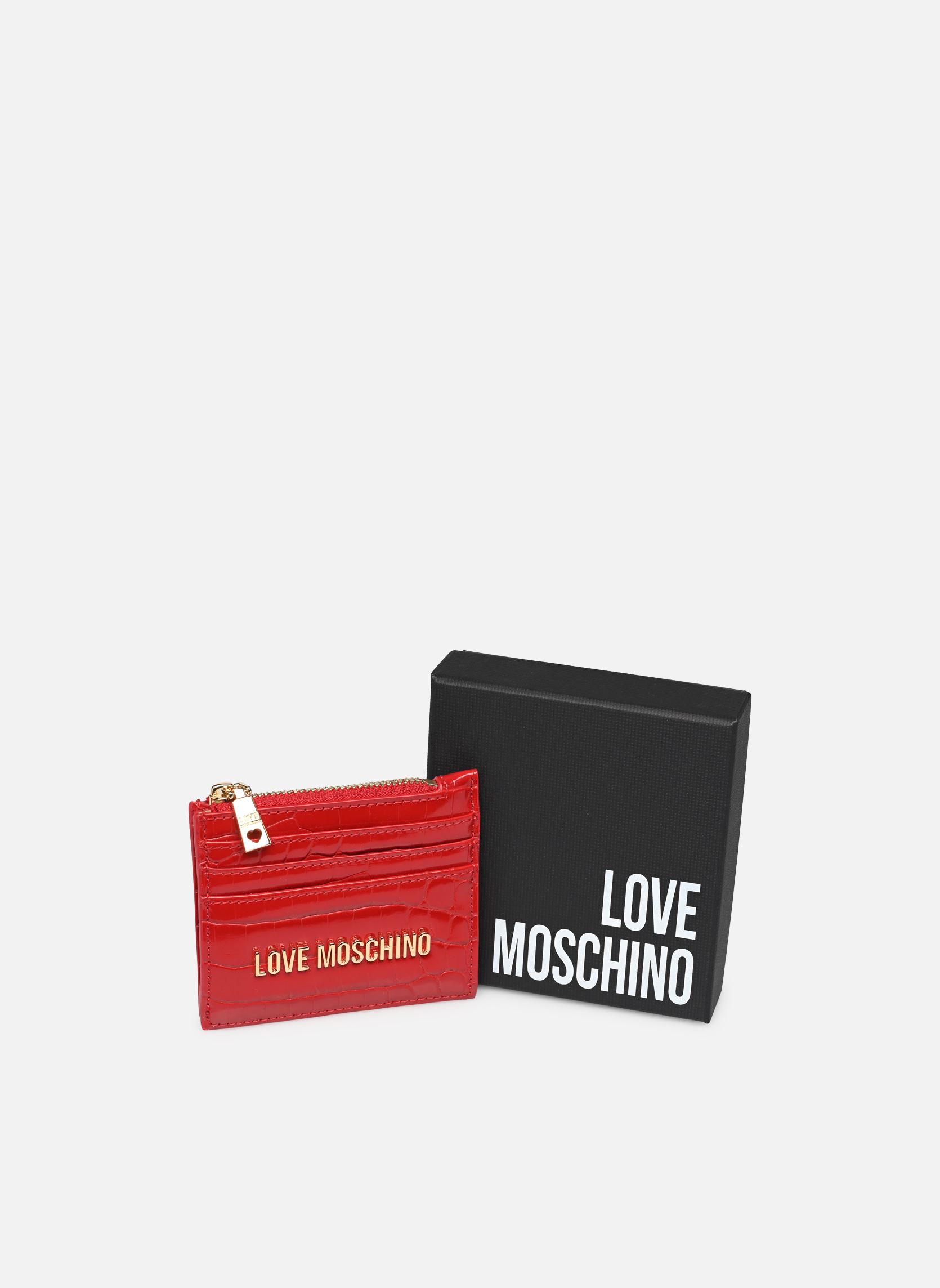 Portamonete SLG SIGNATURE CROCO JC5704PP0L donna rosso Love Moschino Portamonete SLG SIGNATURE CROCO JC5704PP0L donna rosso RED
