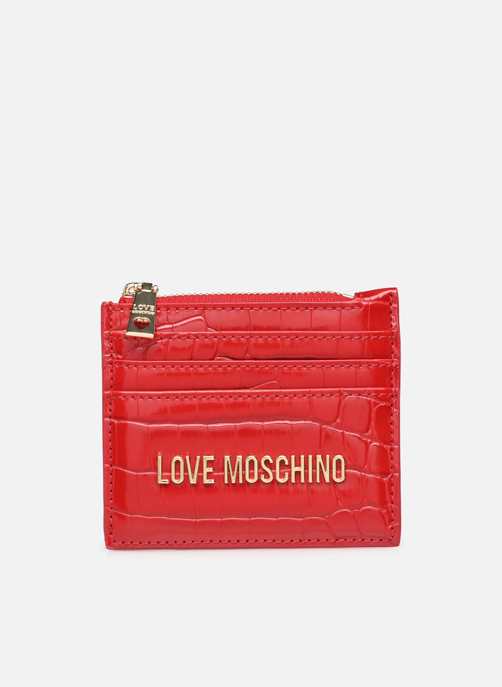 Portamonete SLG SIGNATURE CROCO JC5704PP0L donna rosso Love Moschino Portamonete SLG SIGNATURE CROCO JC5704PP0L donna rosso RED