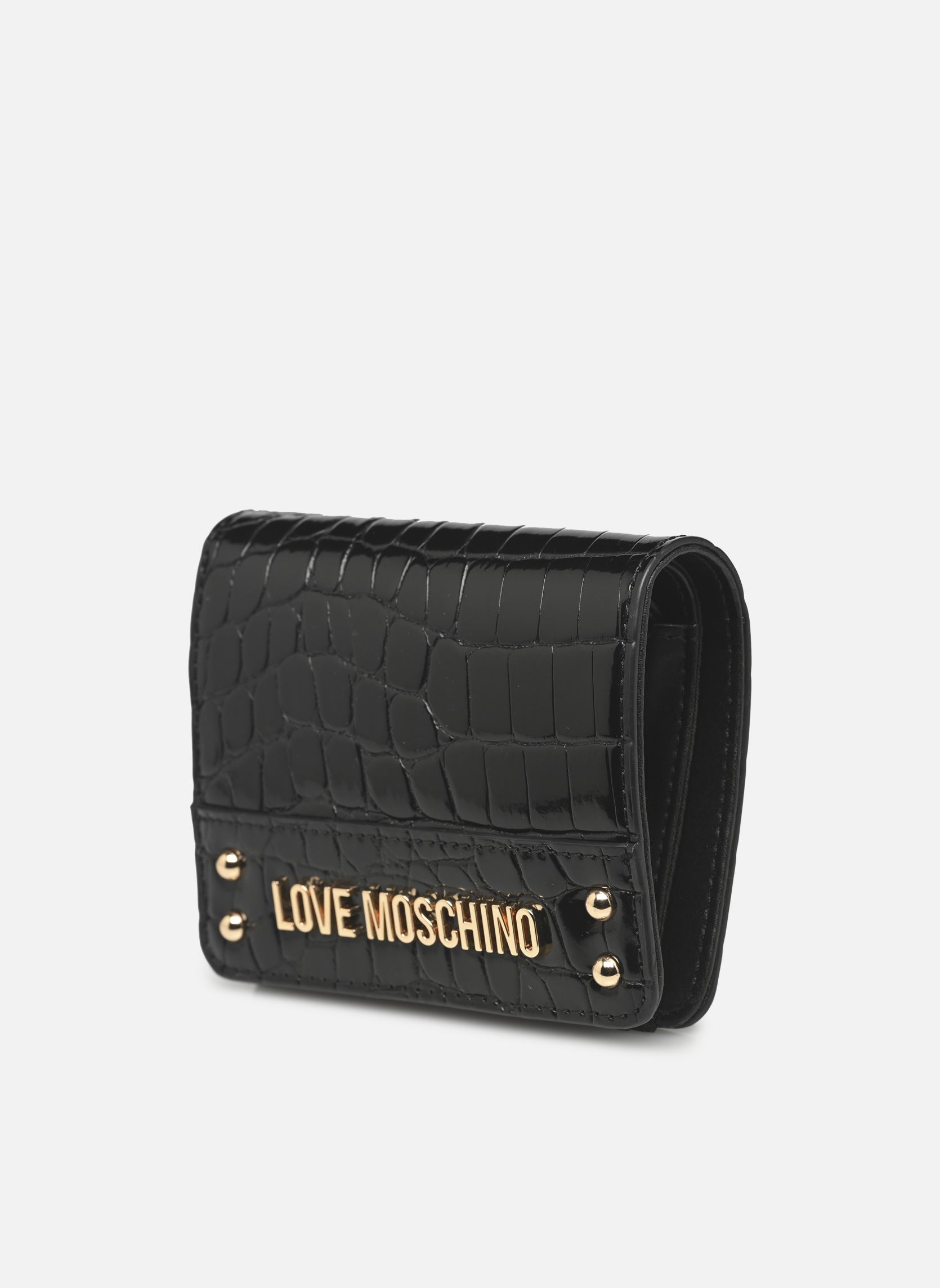 Portamonete SLG SIGNATURE CROCO JC5703PP0L donna nero Love Moschino Portamonete SLG SIGNATURE CROCO JC5703PP0L donna nero BLACK