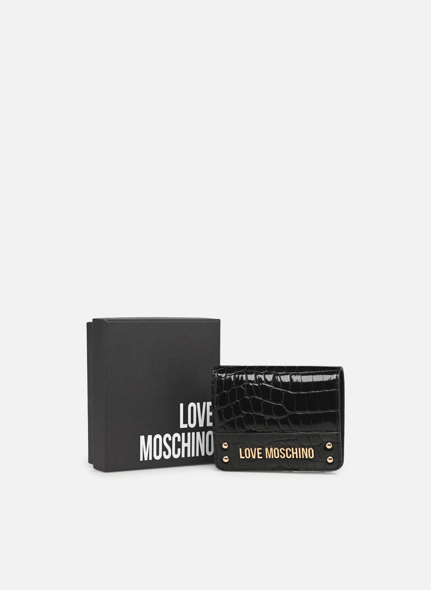 Portamonete SLG SIGNATURE CROCO JC5703PP0L donna nero Love Moschino Portamonete SLG SIGNATURE CROCO JC5703PP0L donna nero BLACK