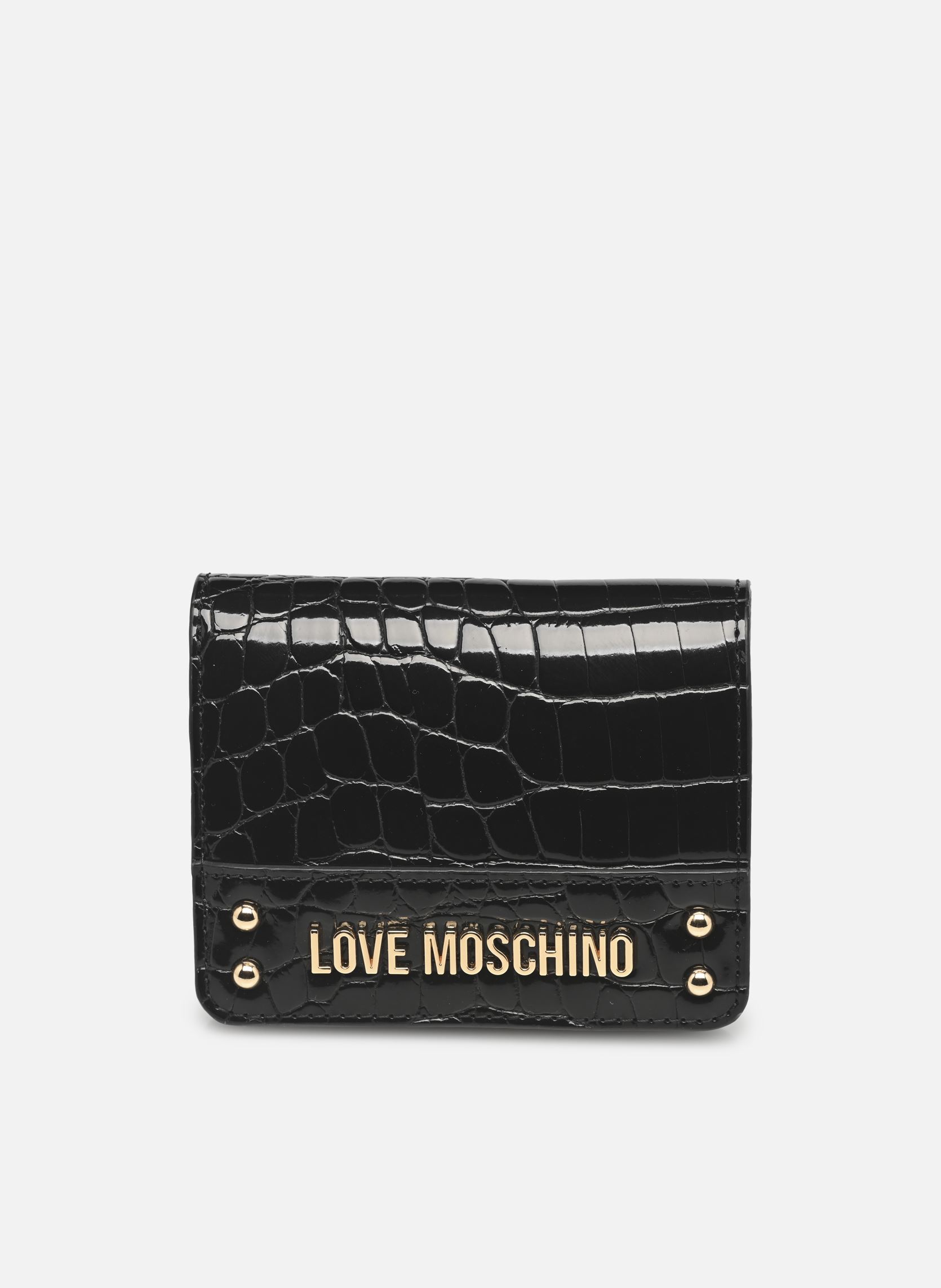 Portamonete SLG SIGNATURE CROCO JC5703PP0L donna nero Love Moschino Portamonete SLG SIGNATURE CROCO JC5703PP0L donna nero BLACK
