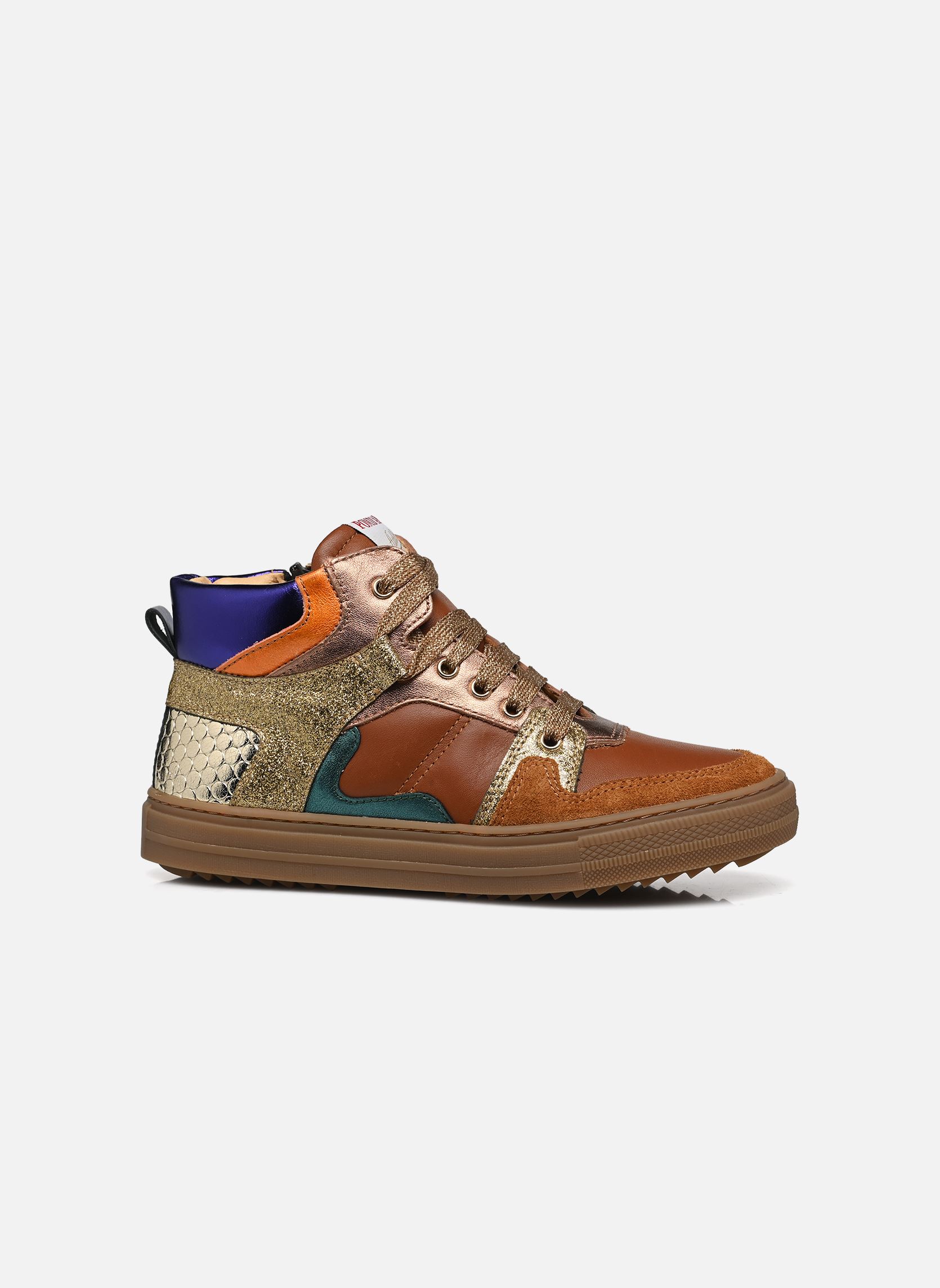 Sneaker SWAG BACK STRAP mädchen mehrfarbig Pom d Api Sneaker SWAG BACK STRAP mädchen mehrfarbig DK CAMEL