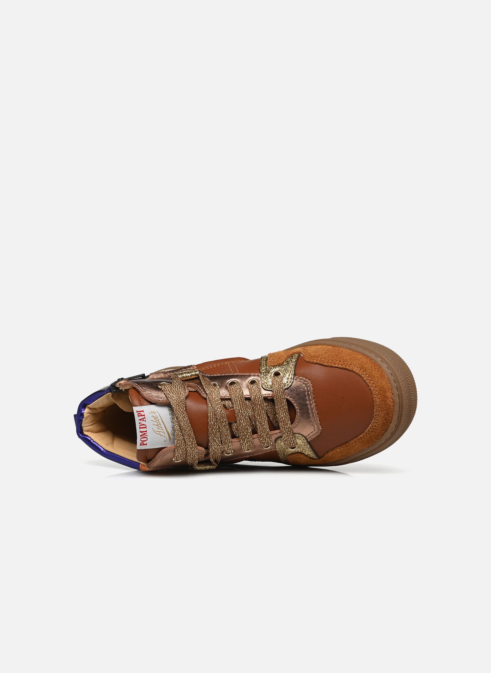 Sneaker SWAG BACK STRAP mädchen mehrfarbig Pom d Api Sneaker SWAG BACK STRAP mädchen mehrfarbig DK CAMEL