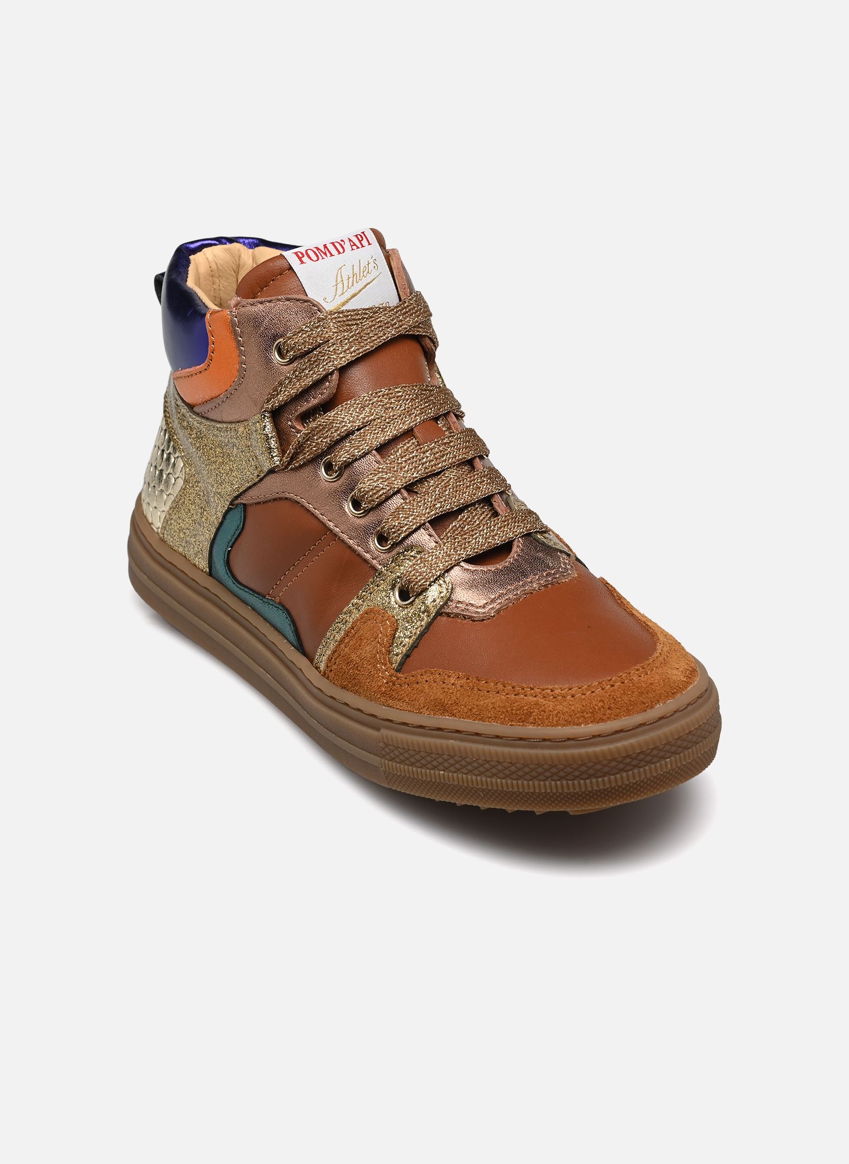 Sneaker SWAG BACK STRAP mädchen mehrfarbig Pom d Api Sneaker SWAG BACK STRAP mädchen mehrfarbig DK CAMEL