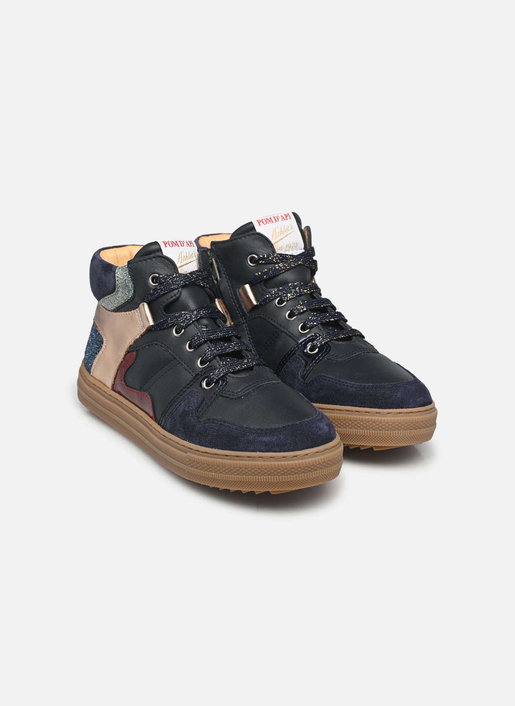 Sneaker SWAG BACK STRAP mädchen blau Pom d Api Sneaker SWAG BACK STRAP mädchen blau MARINE