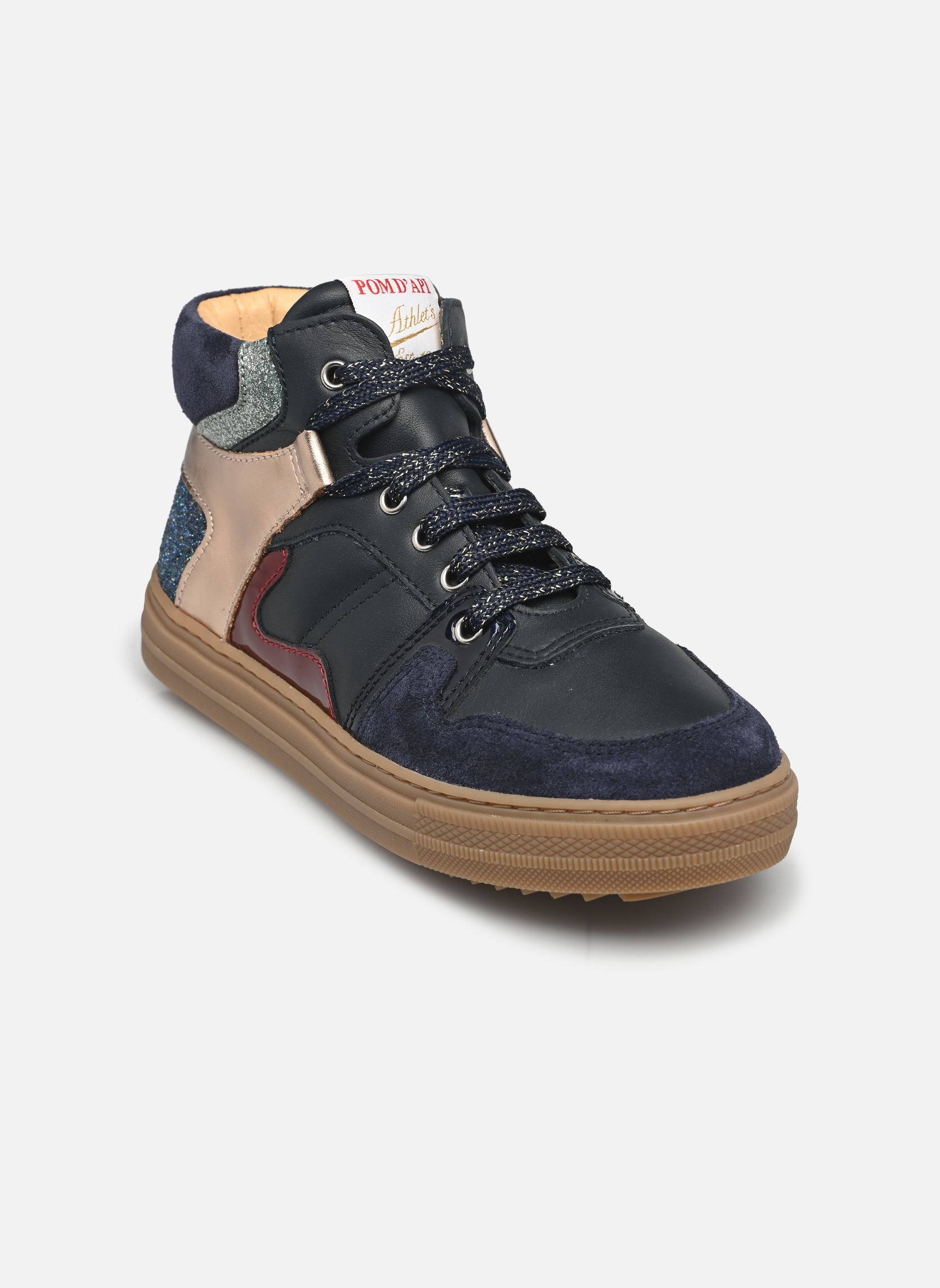 Sneaker SWAG BACK STRAP mädchen blau Pom d Api Sneaker SWAG BACK STRAP mädchen blau MARINE