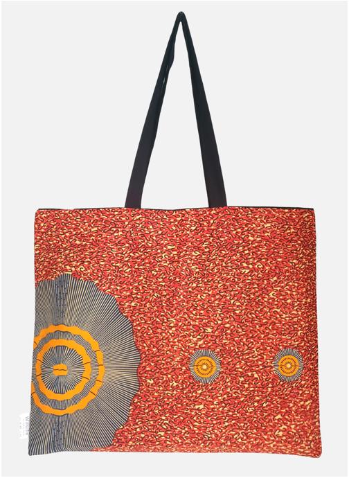 WILHELM Sacs Tote bag grand format femme orange
