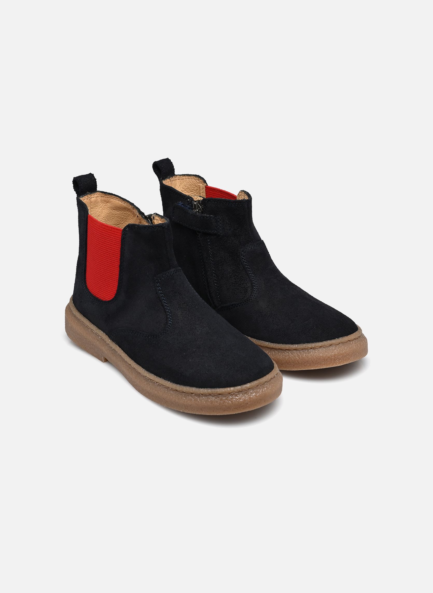 Bottines TRIX JOD ZIP garçon bleu Pom d Api Bottines TRIX JOD ZIP garçon bleu NAVY