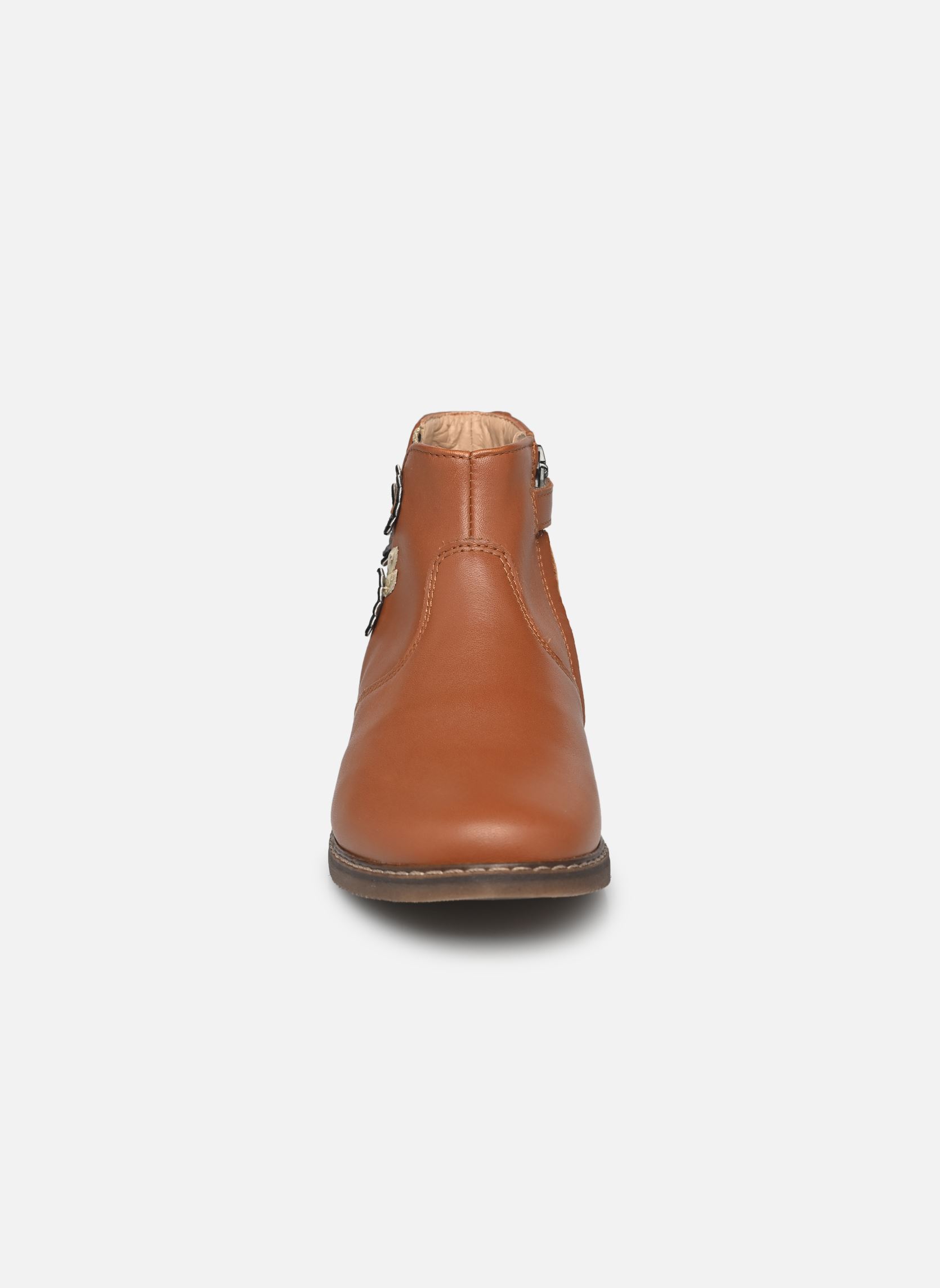 Stiefeletten / Ankle Boots CITY MULTI DAISY mädchen braun Pom d Api Stiefeletten / Ankle Boots CITY MULTI DAISY mädchen braun DK CAMEL