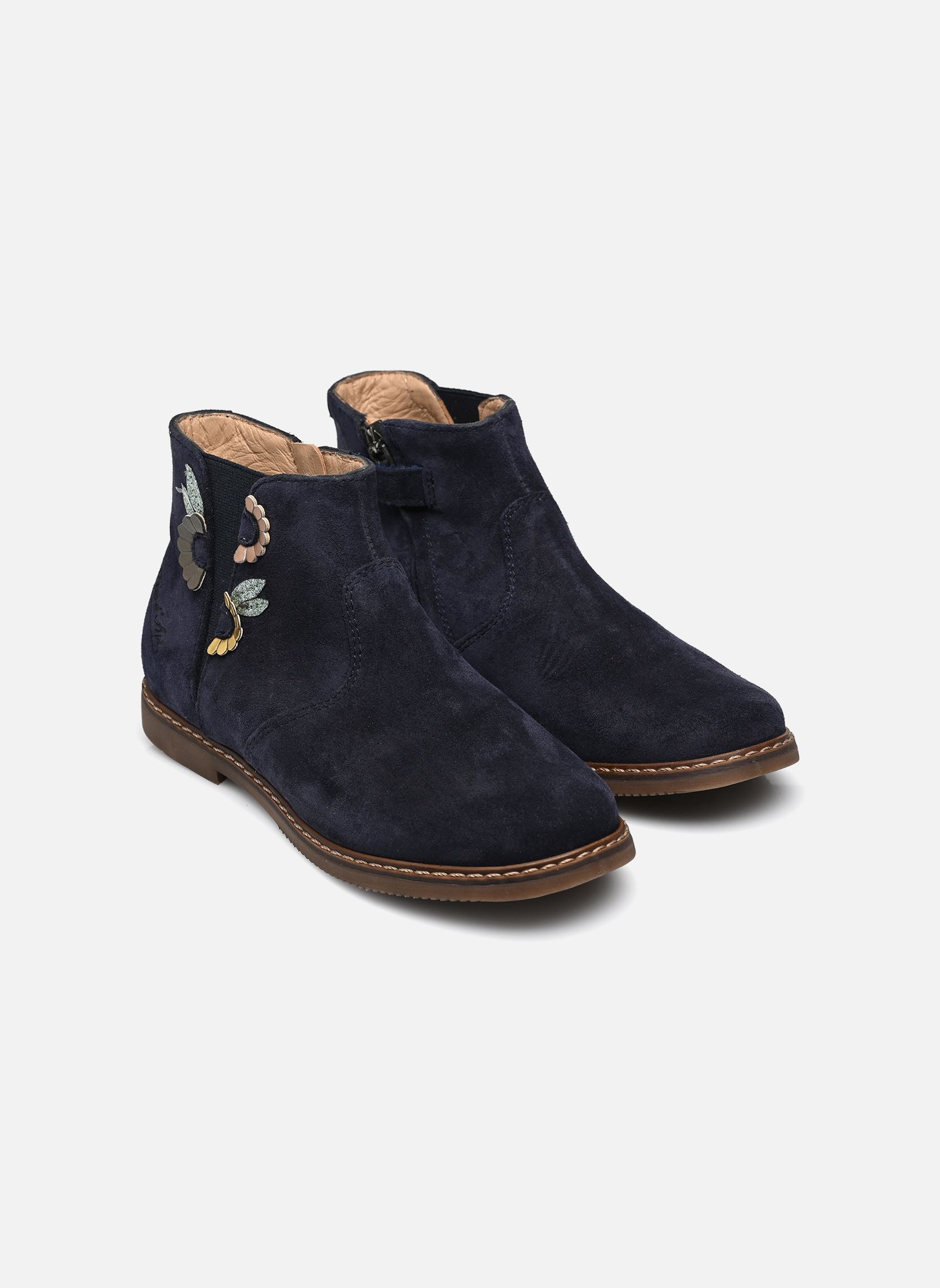 Stiefeletten / Ankle Boots CITY MULTI DAISY mädchen blau Pom d Api Stiefeletten / Ankle Boots CITY MULTI DAISY mädchen blau MARINE