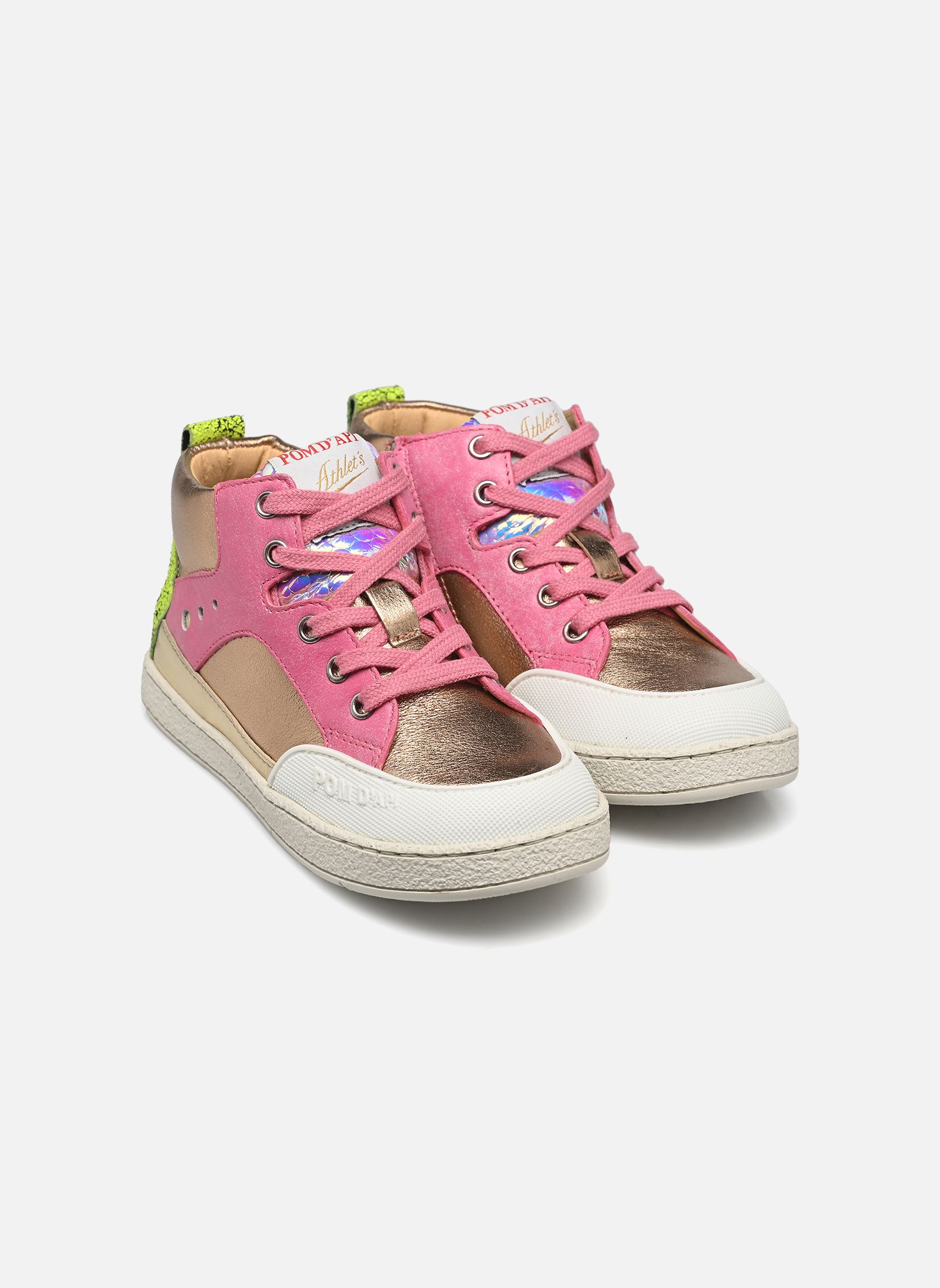 Sneakers MOUSSE BUMP meisjes roze Pom d Api Sneakers MOUSSE BUMP meisjes roze SOL-ROSE