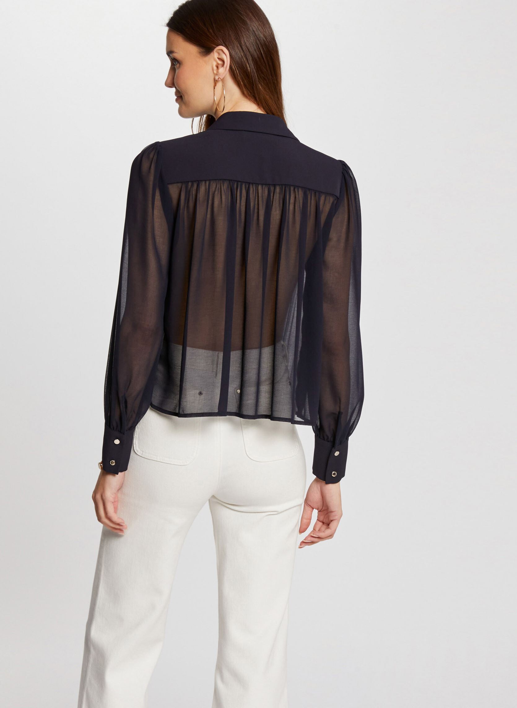 Blouses 242-CPLIA femme bleu Morgan Blouses 242-CPLIA femme bleu MARINE