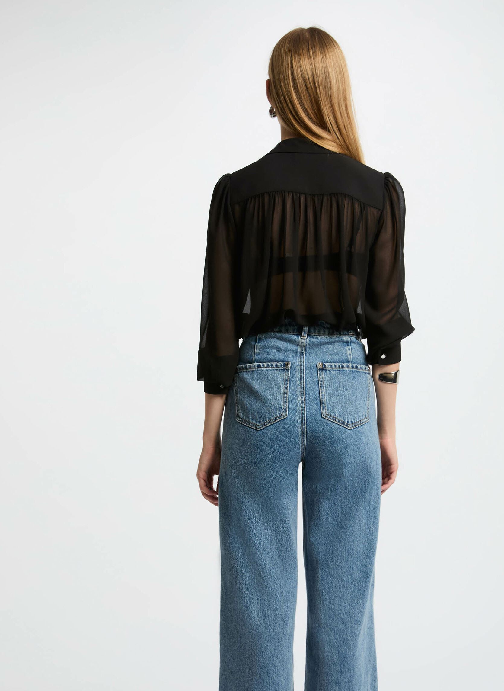 Blouses 242-CPLIA femme noir Morgan Blouses 242-CPLIA femme noir NOIR